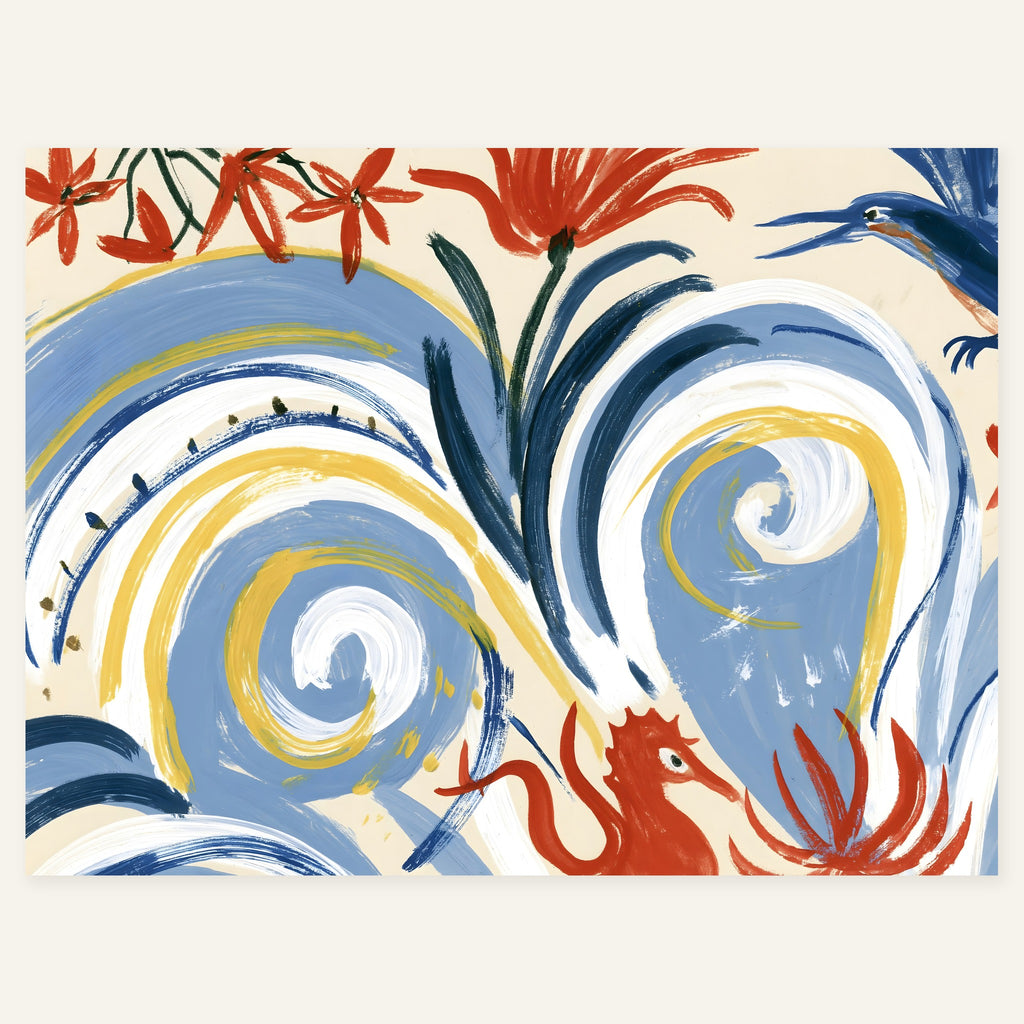 Lemon Lilt — art print by paintmoon
