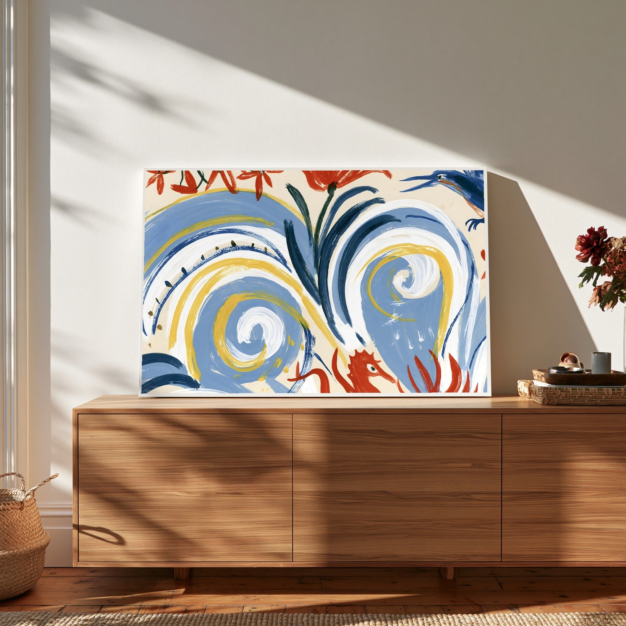 Lemon Lilt — art print by paintmoon