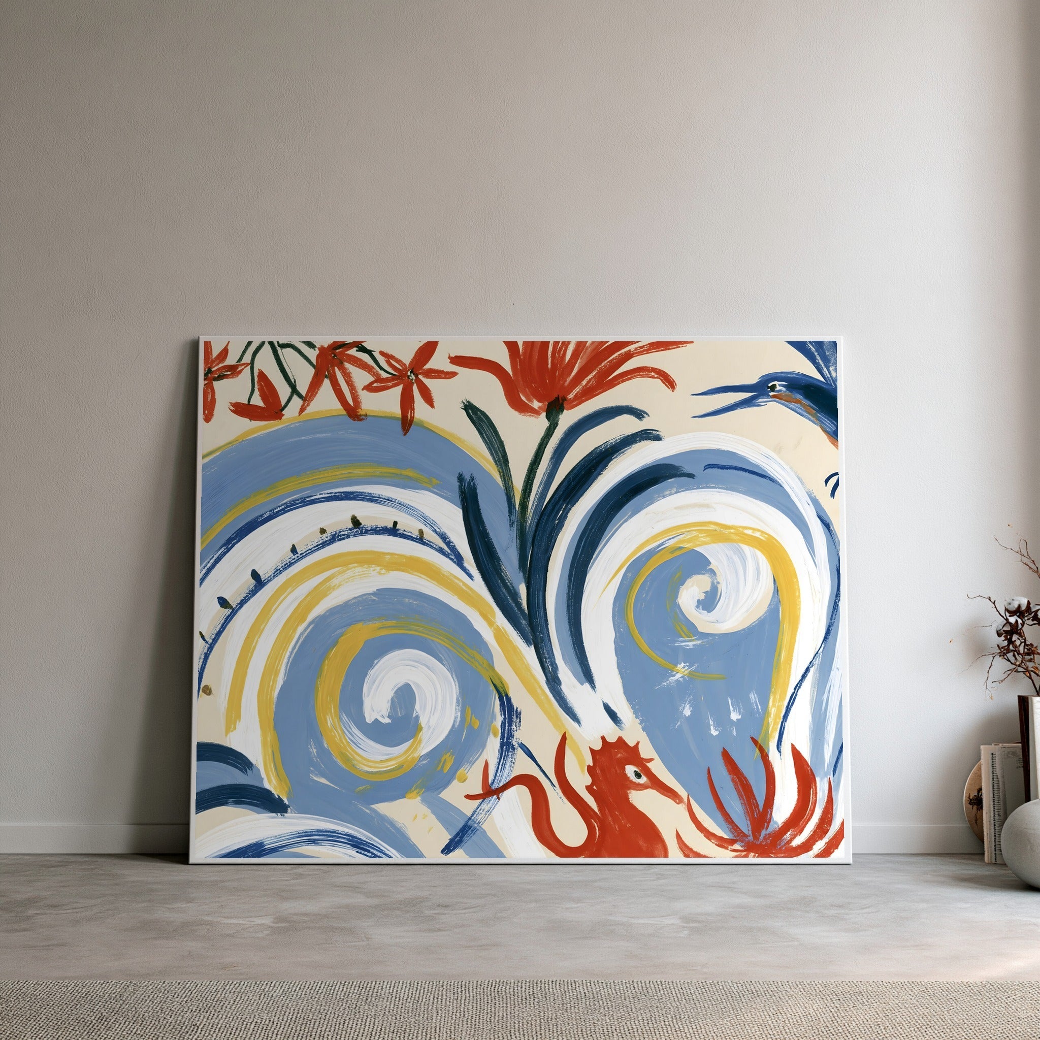 Lemon Lilt — art print by paintmoon