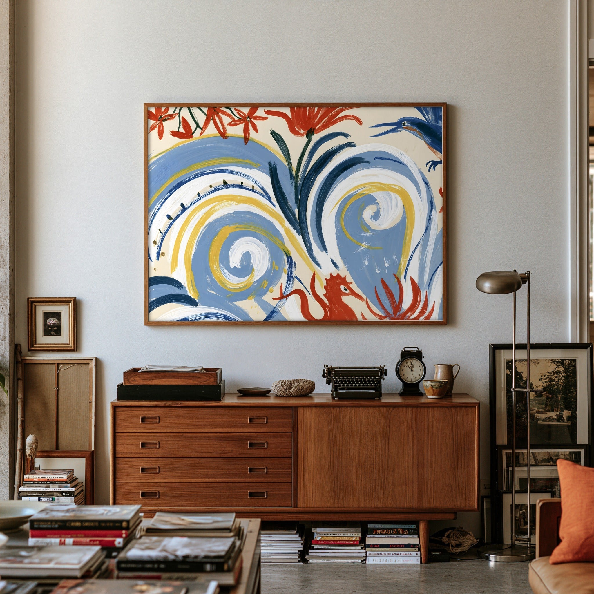 Lemon Lilt — art print by paintmoon