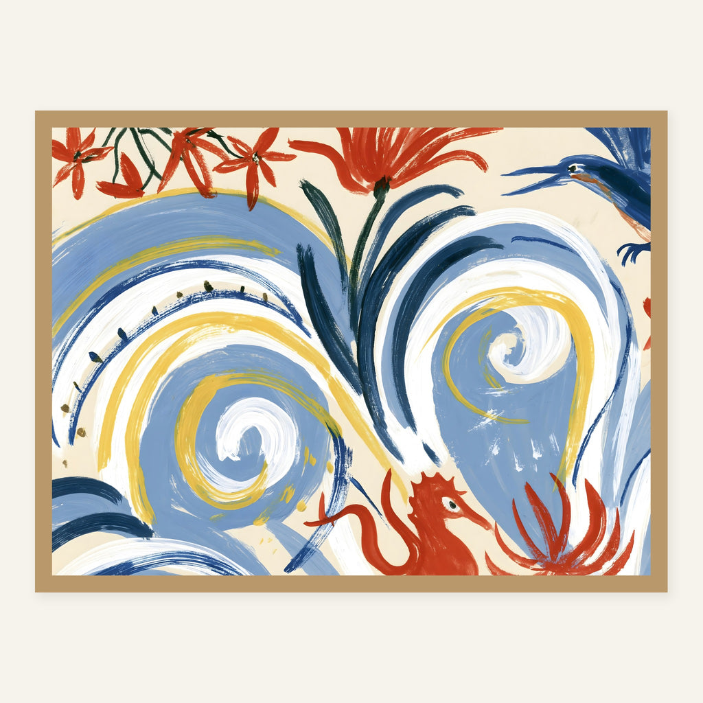 Lemon Lilt — Wood frame