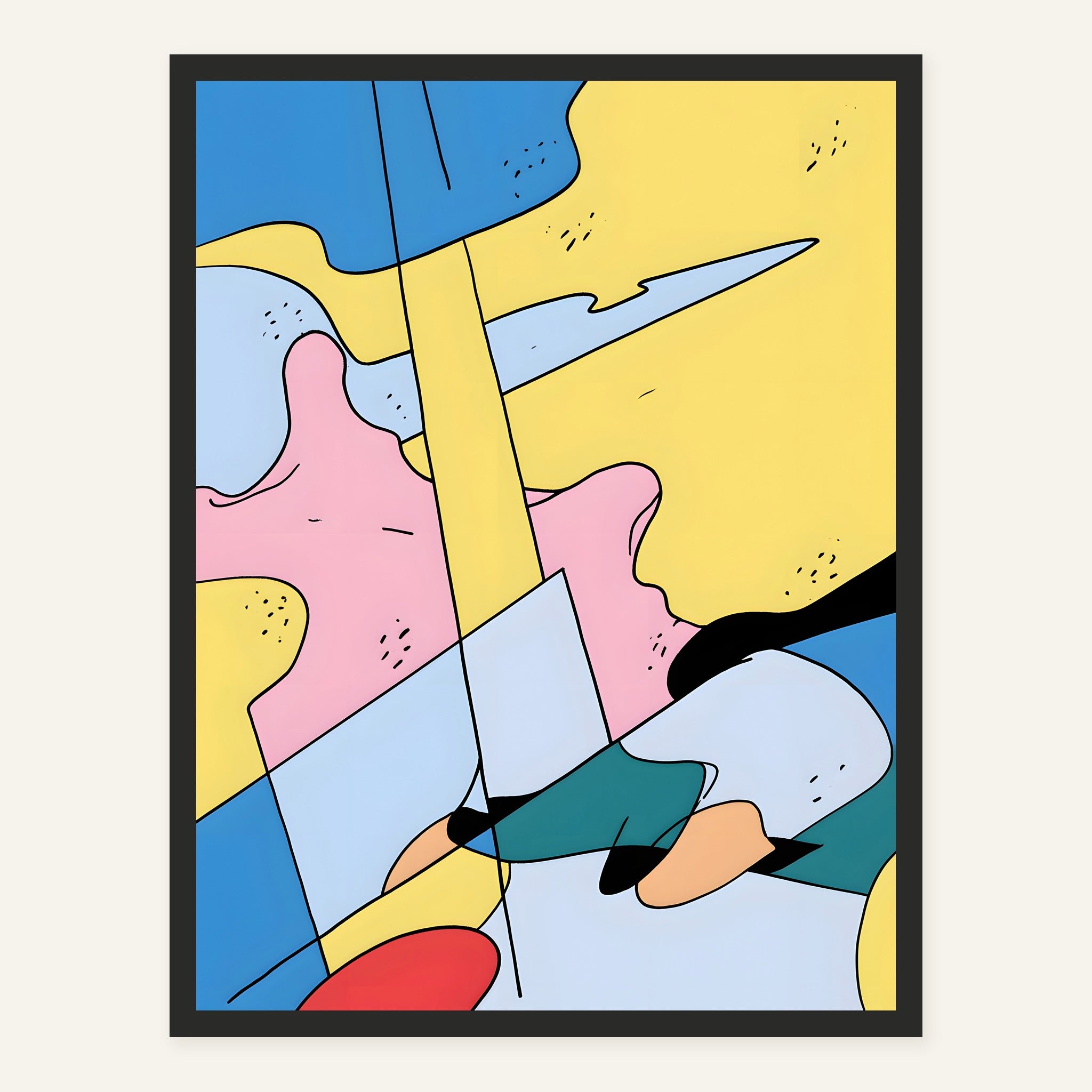 Blue Veil Beat — Black frame