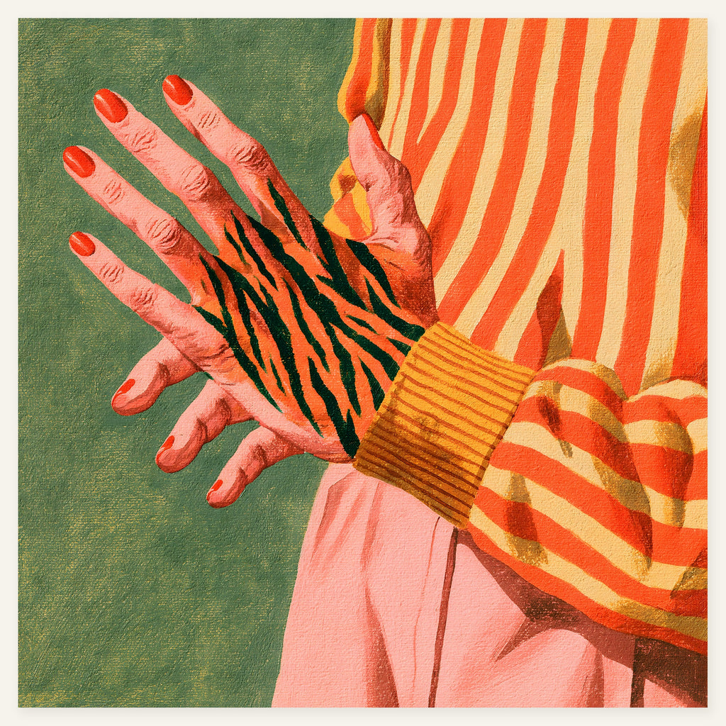Sunstripe Hold — art print by paintmoon