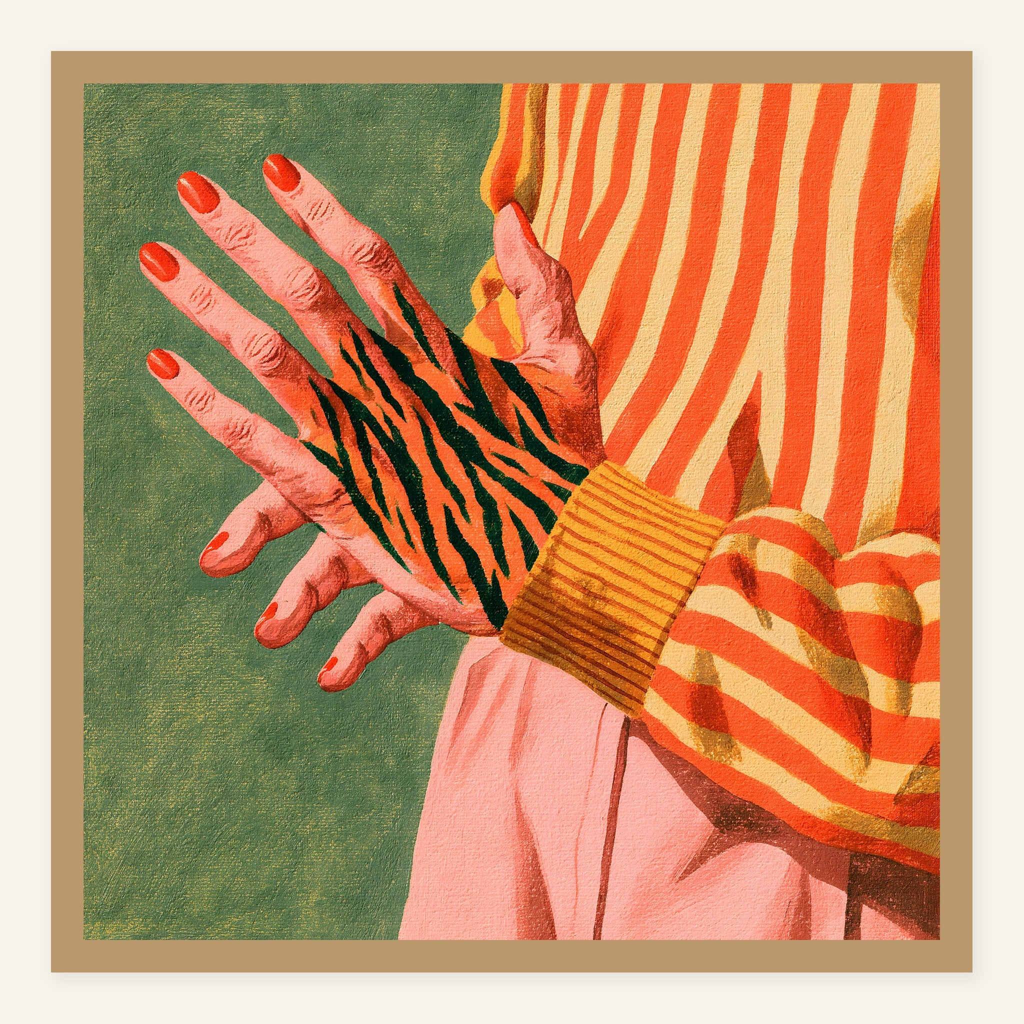 Sunstripe Hold — Wood frame