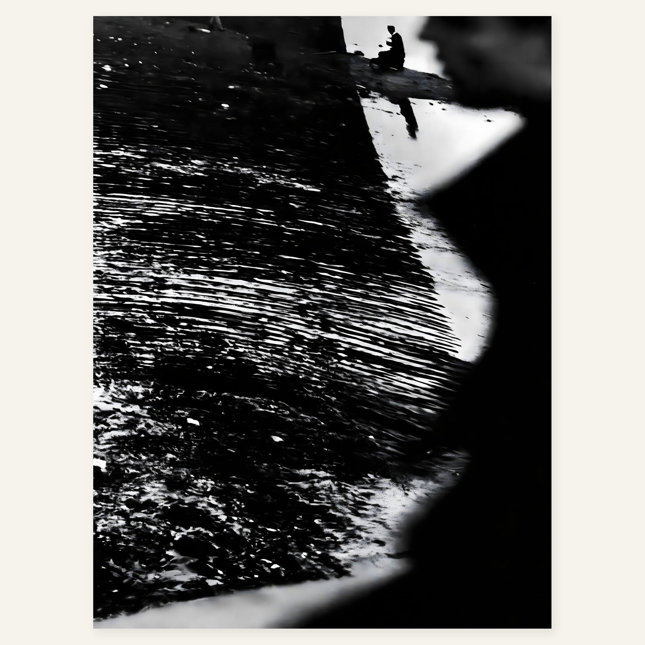 Hushed Footfall — art print by paintmoon