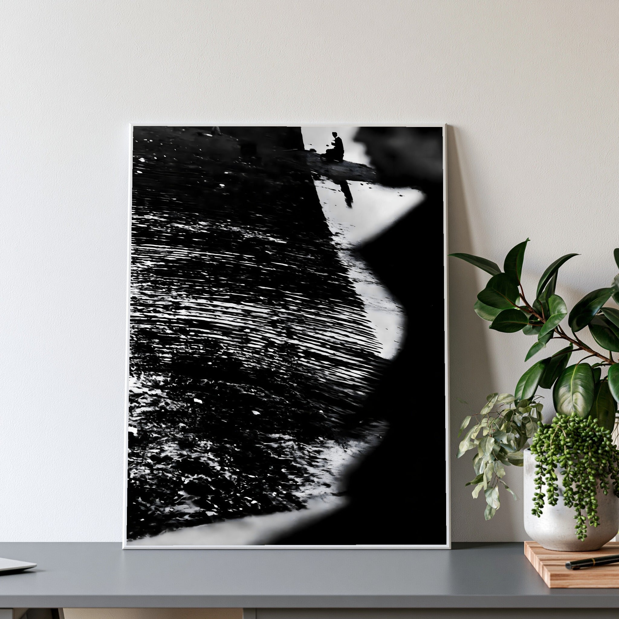 Hushed Footfall — art print by paintmoon