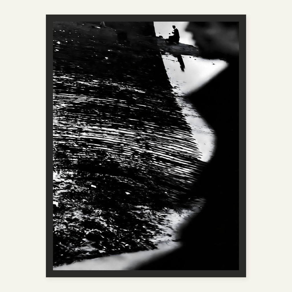 Hushed Footfall — Black frame