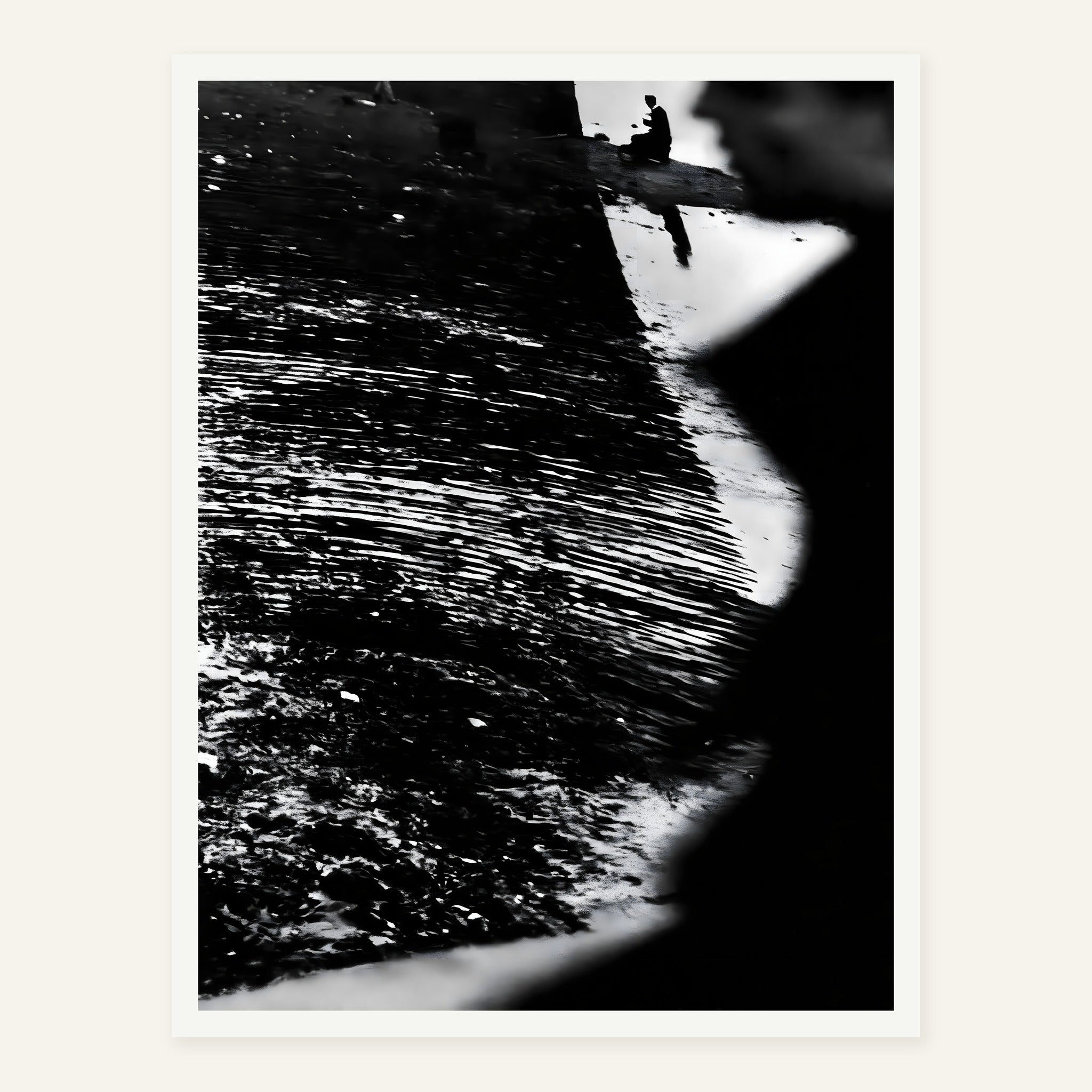 Hushed Footfall — White frame