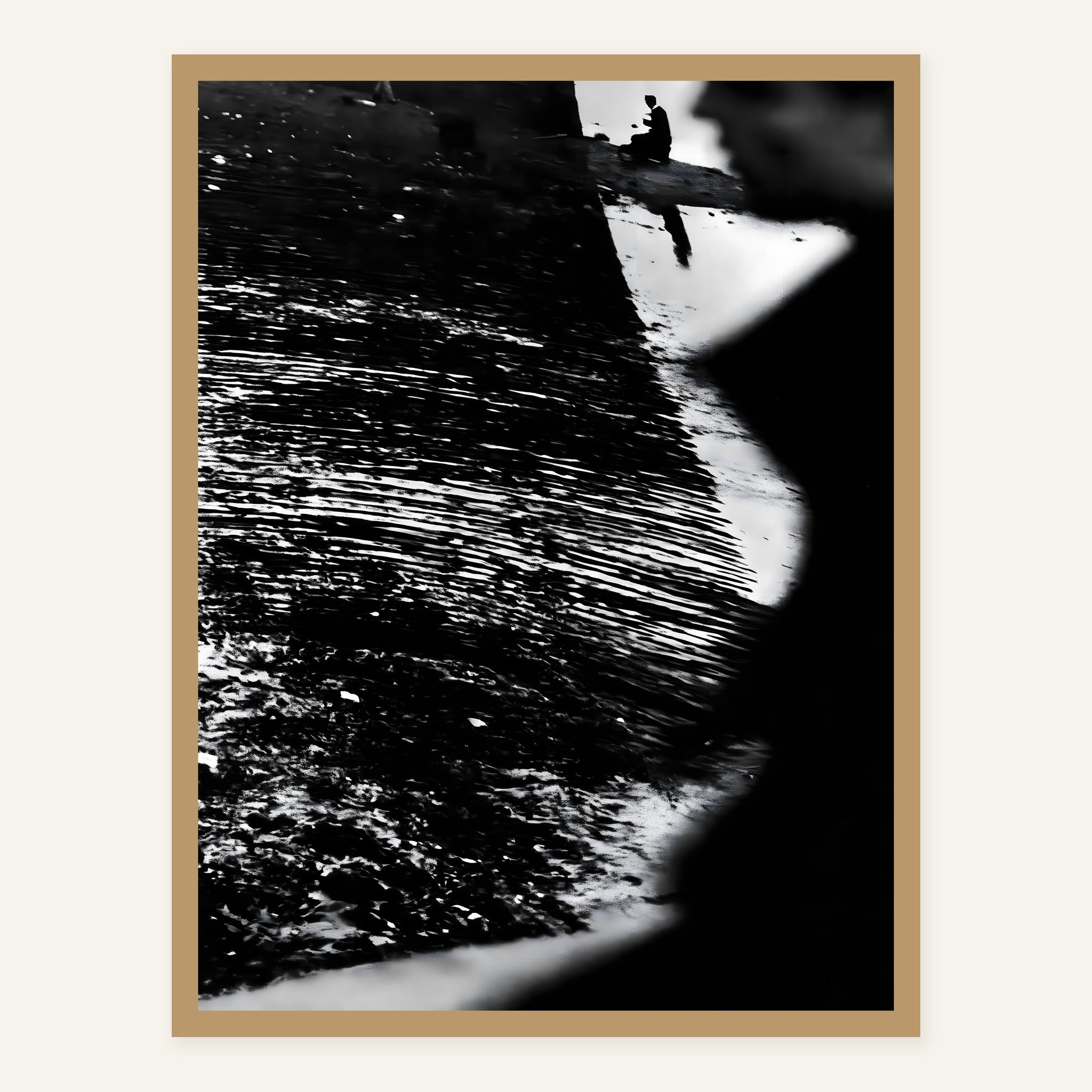 Hushed Footfall — Wood frame