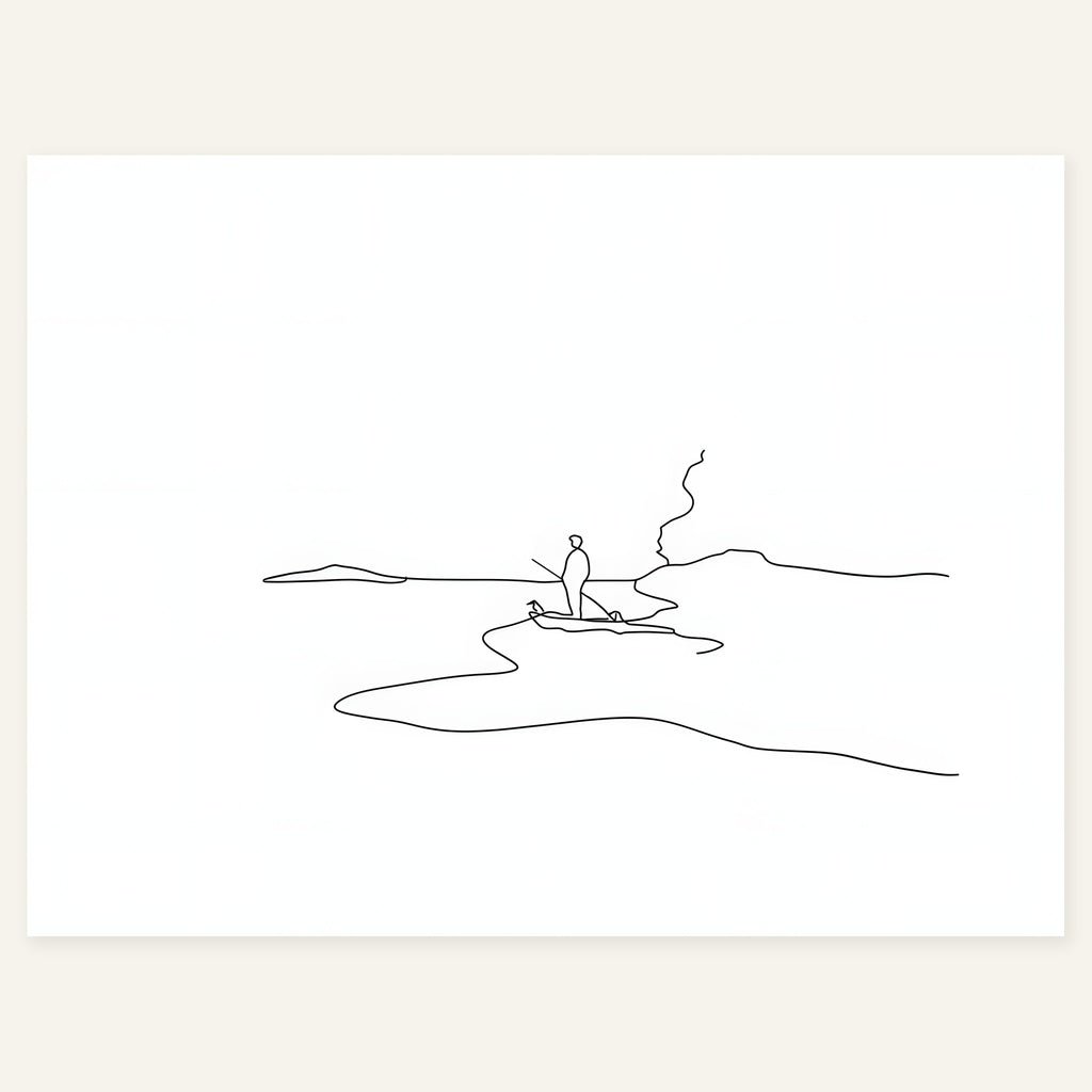Faint Drift — art print by paintmoon