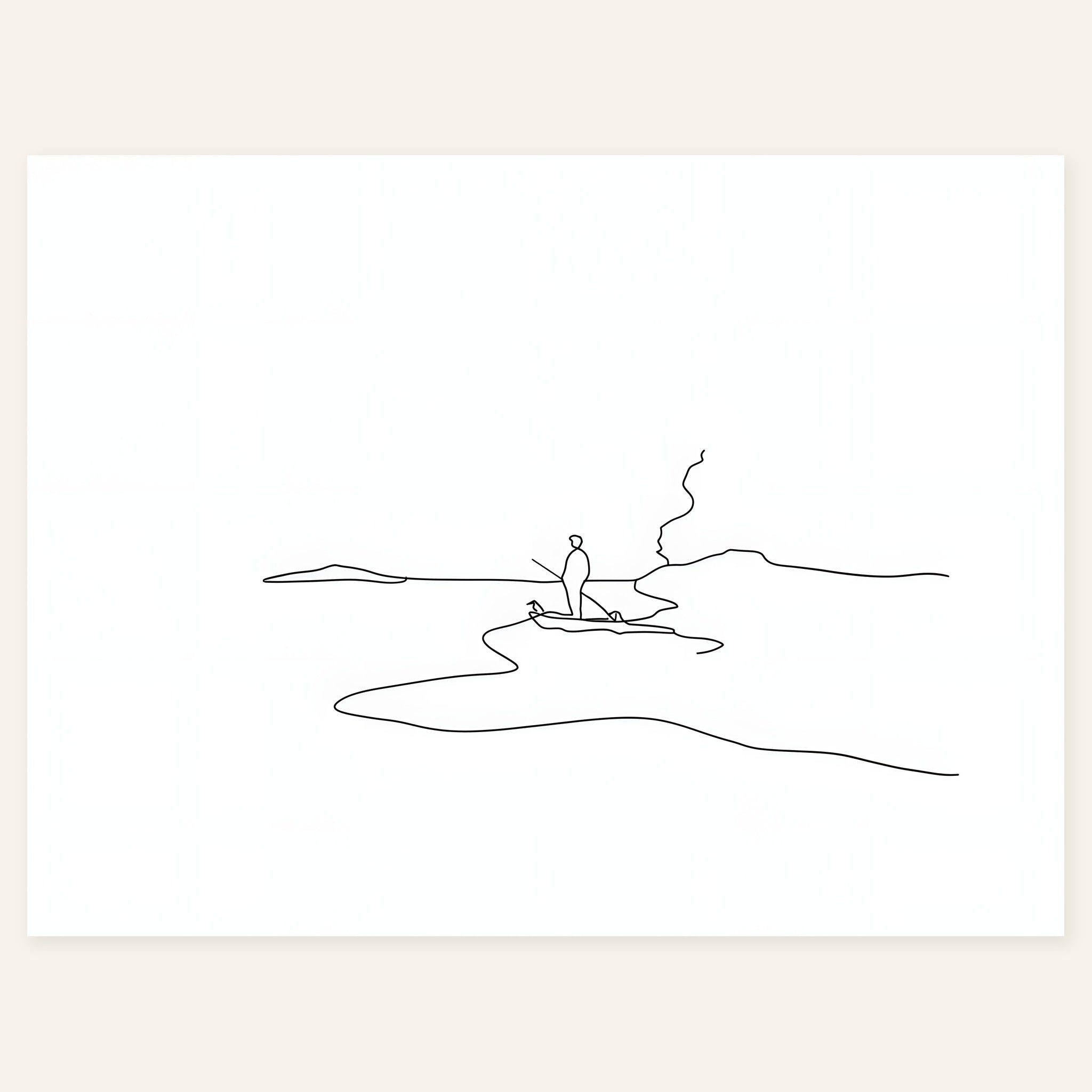 Faint Drift — art print by paintmoon