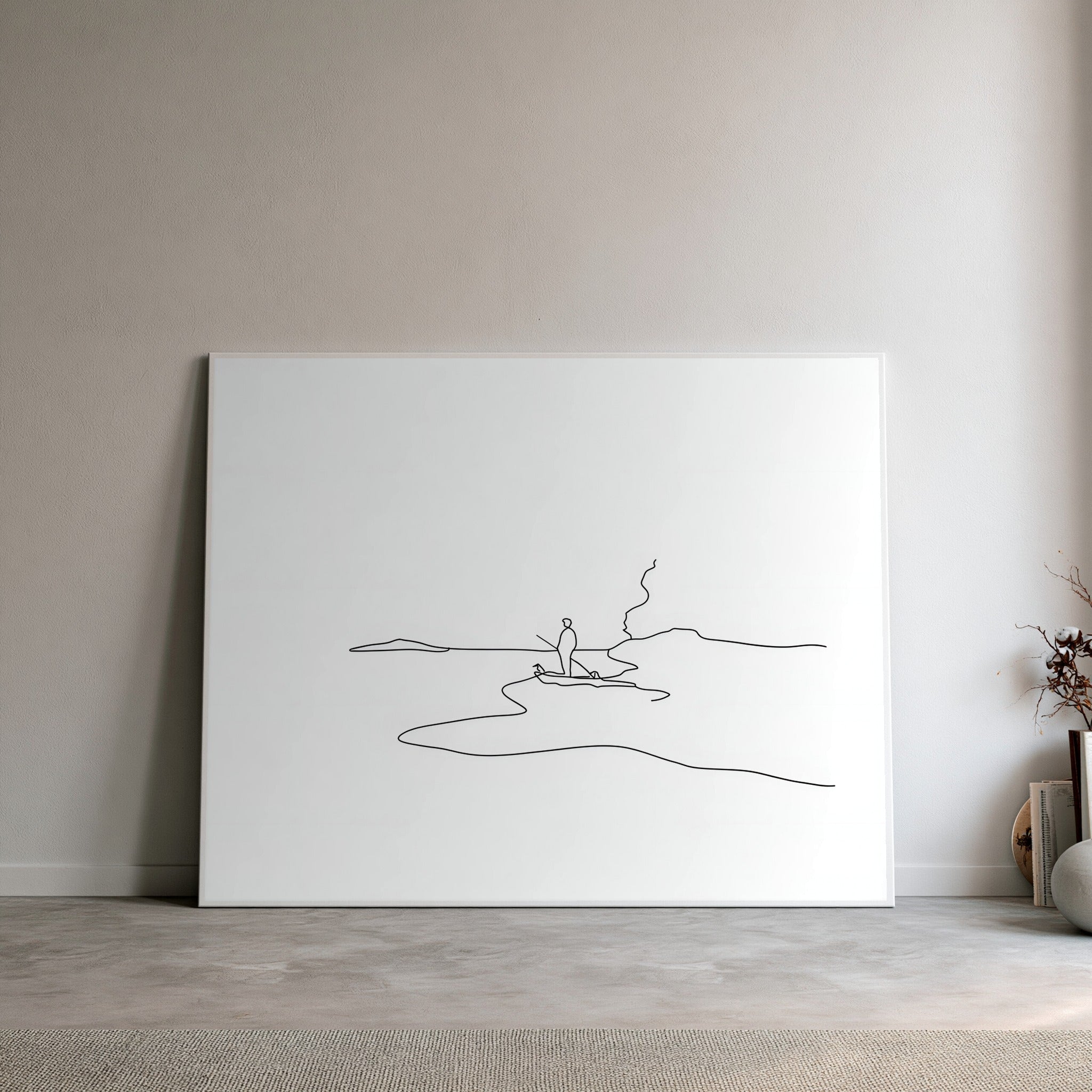 Faint Drift — art print by paintmoon