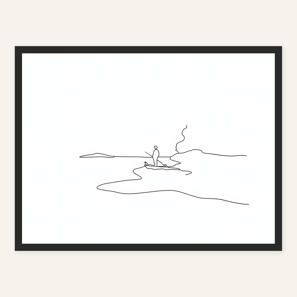 Faint Drift — Black frame
