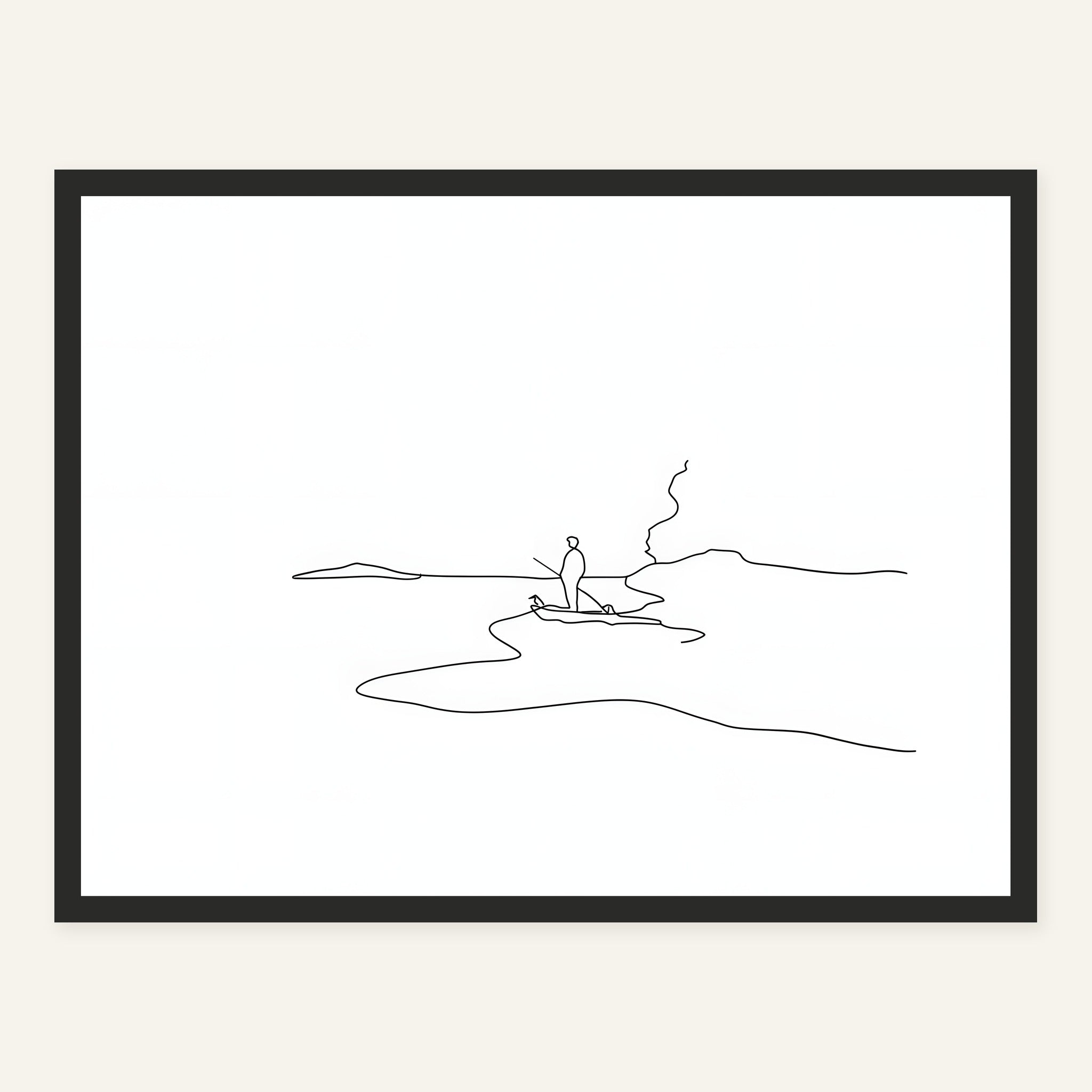 Faint Drift — Black frame
