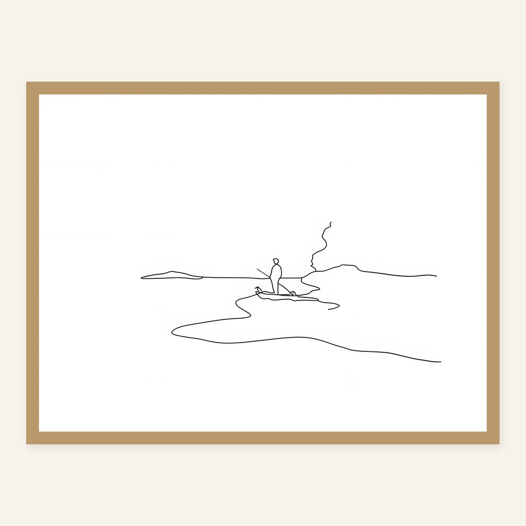 Faint Drift — Wood frame