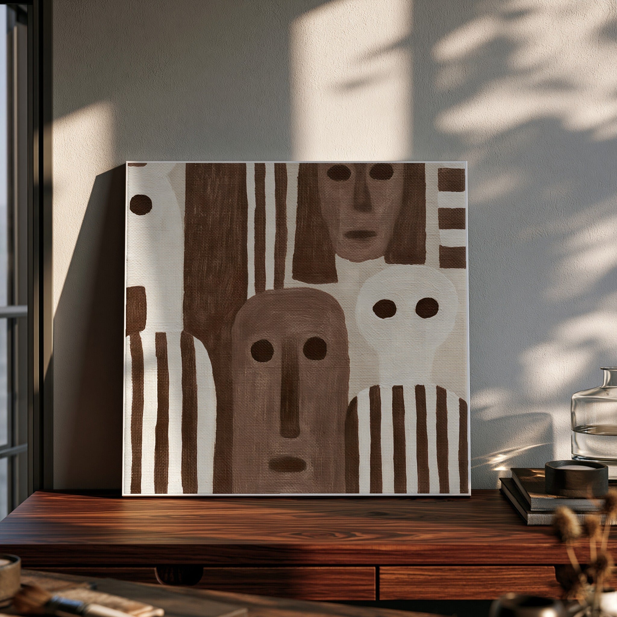 Leaning In — art print by paintmoon