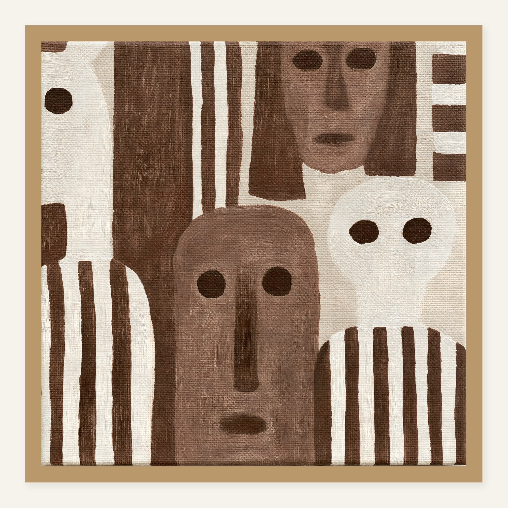 Leaning In — Wood frame