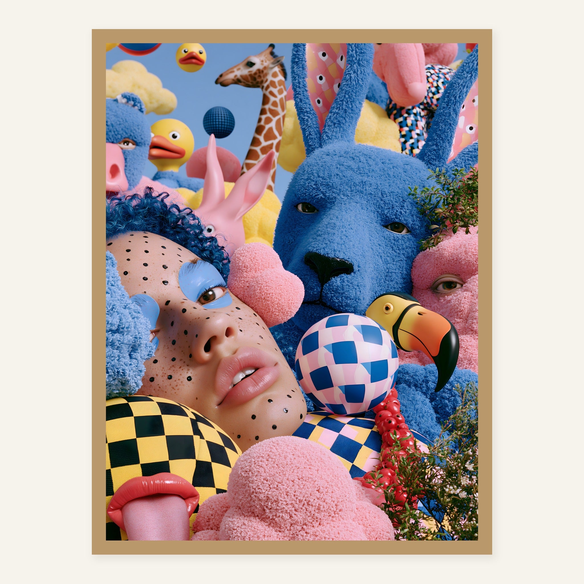 Velvet Overstep — Wood frame