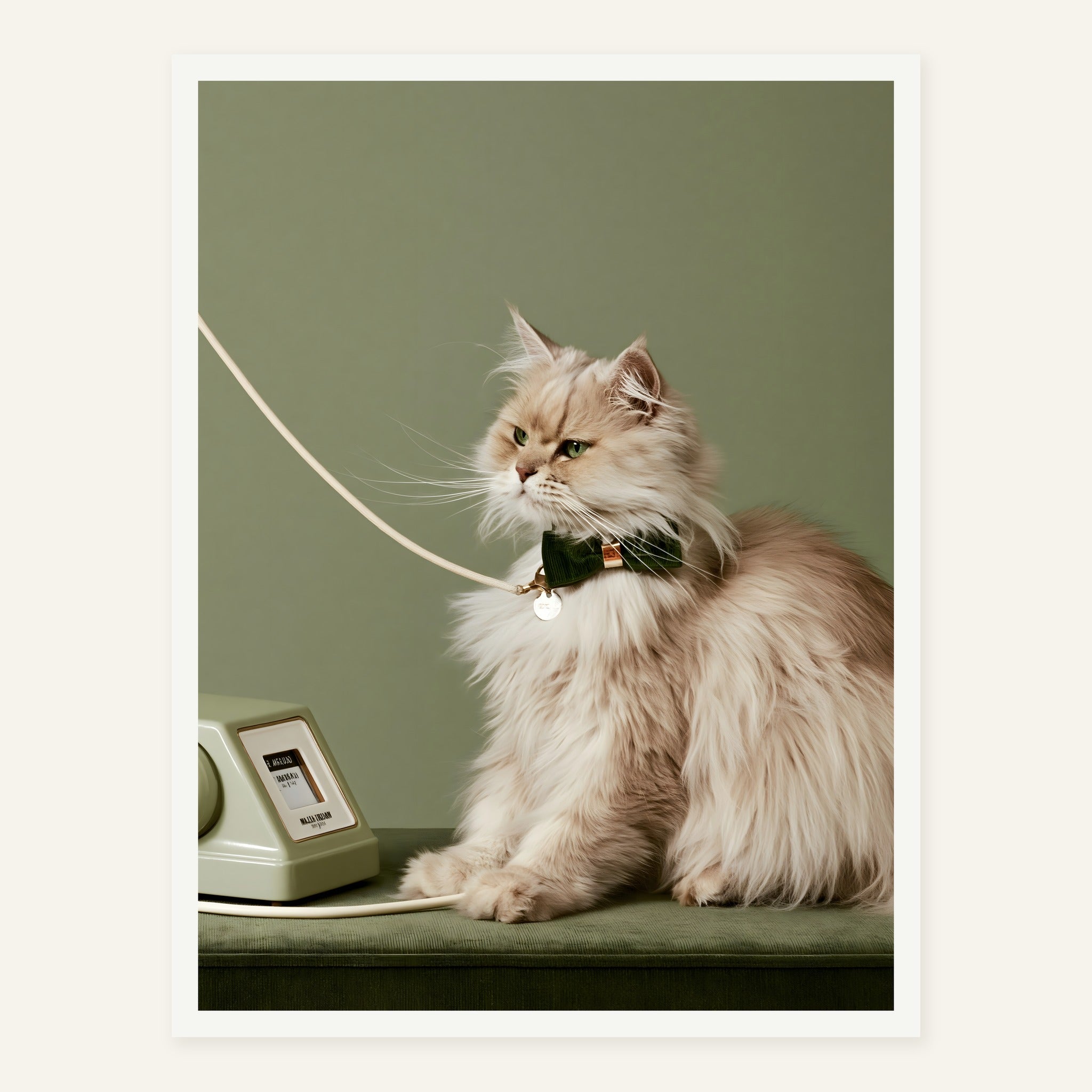 Waiting Signal — White frame