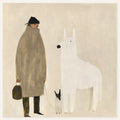 Quiet Visitor — art print by paintmoon