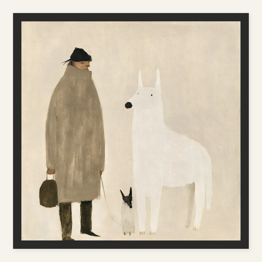 Quiet Visitor — Black frame