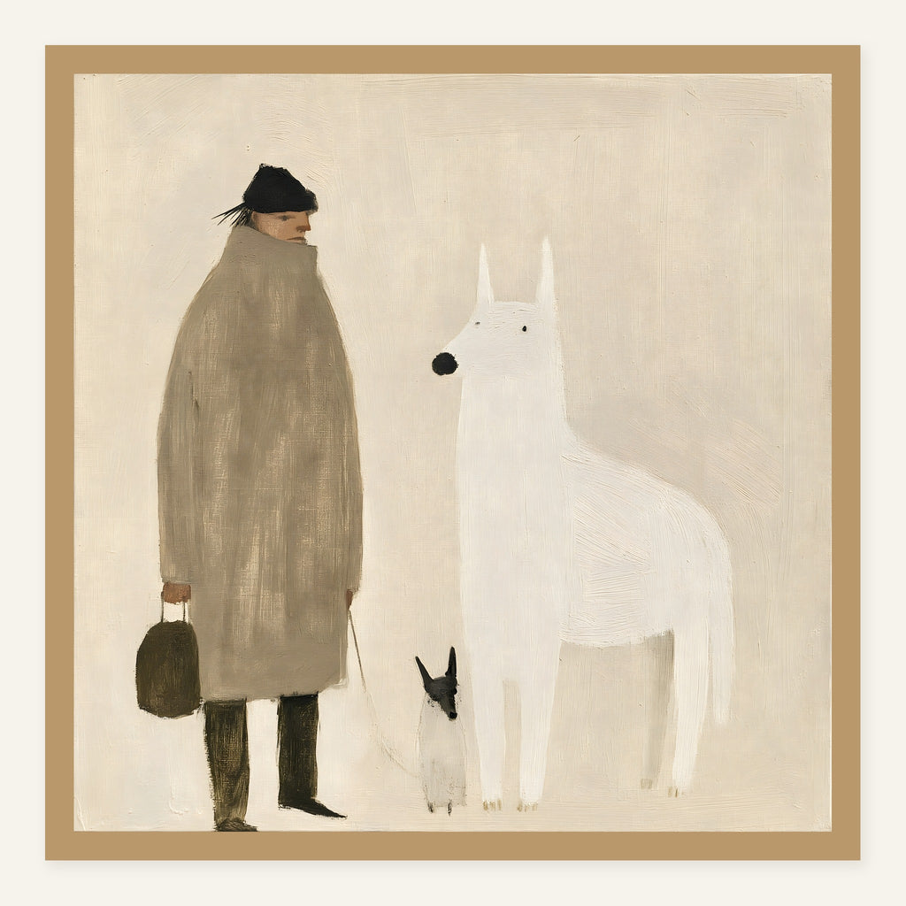 Quiet Visitor — Wood frame