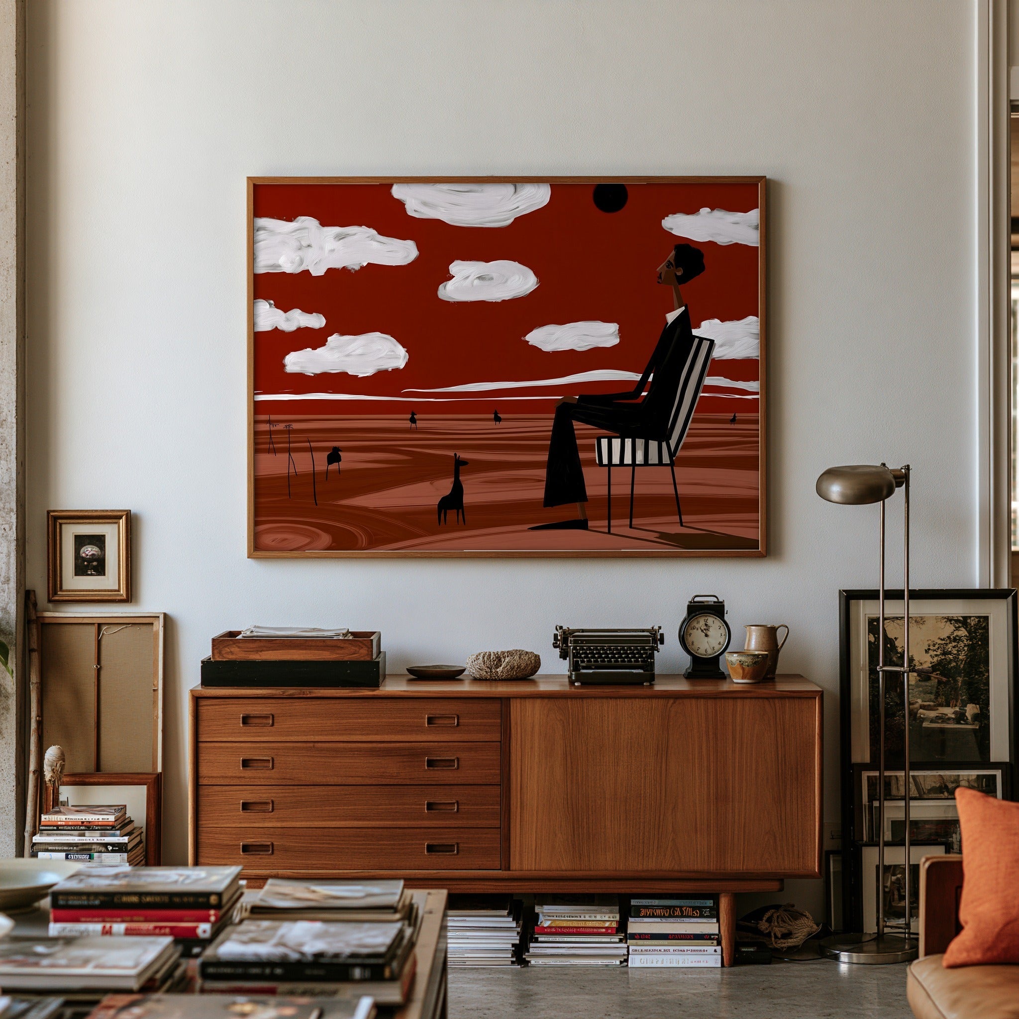 Nowhere Hushline — art print by paintmoon