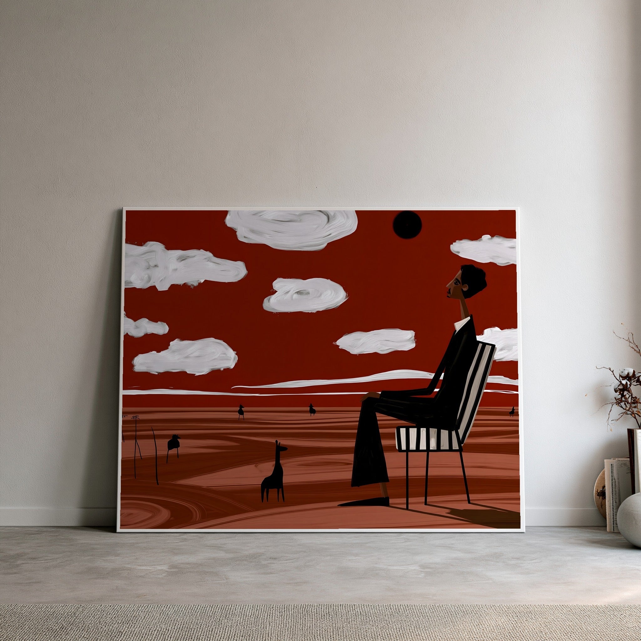Nowhere Hushline — art print by paintmoon