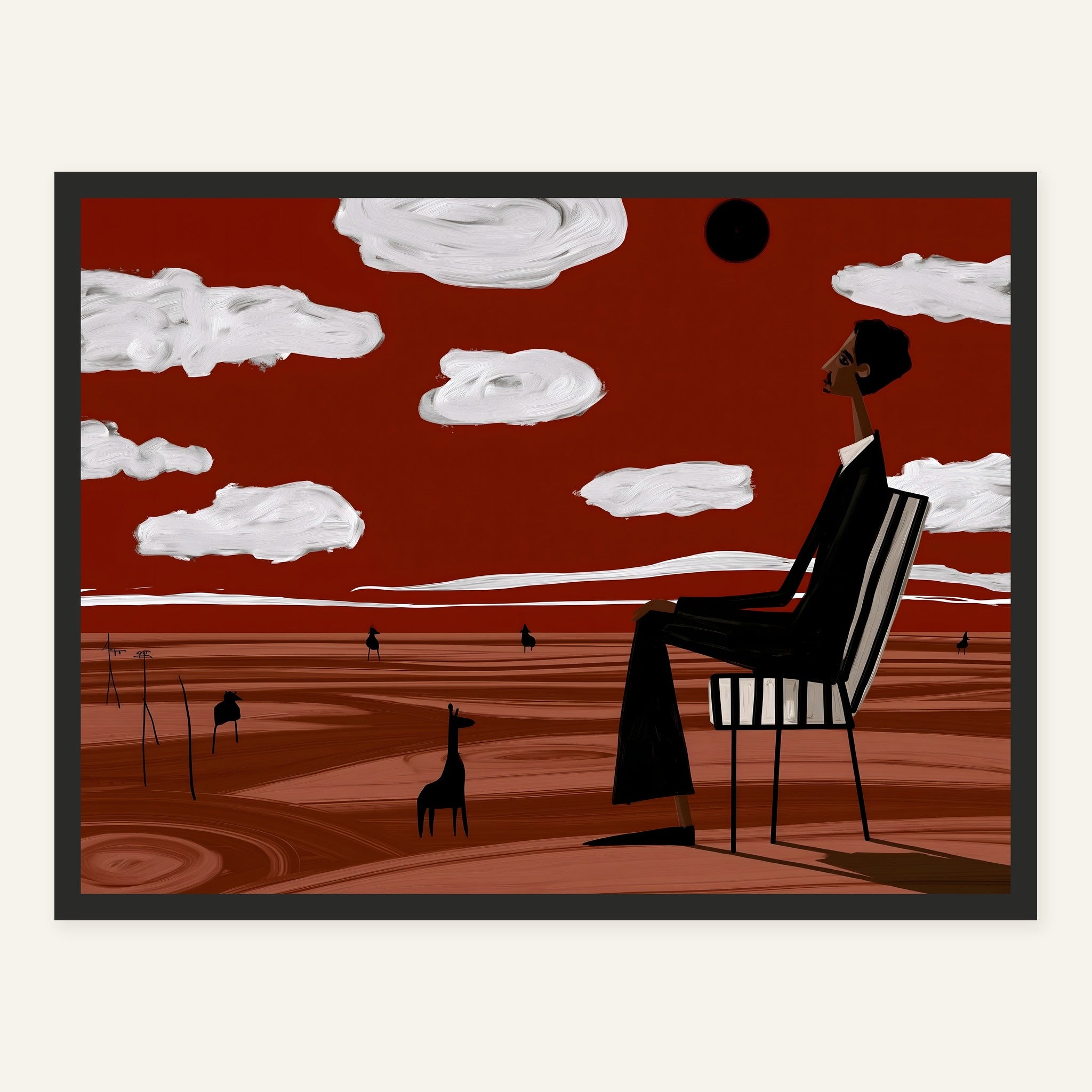 Nowhere Hushline — Black frame