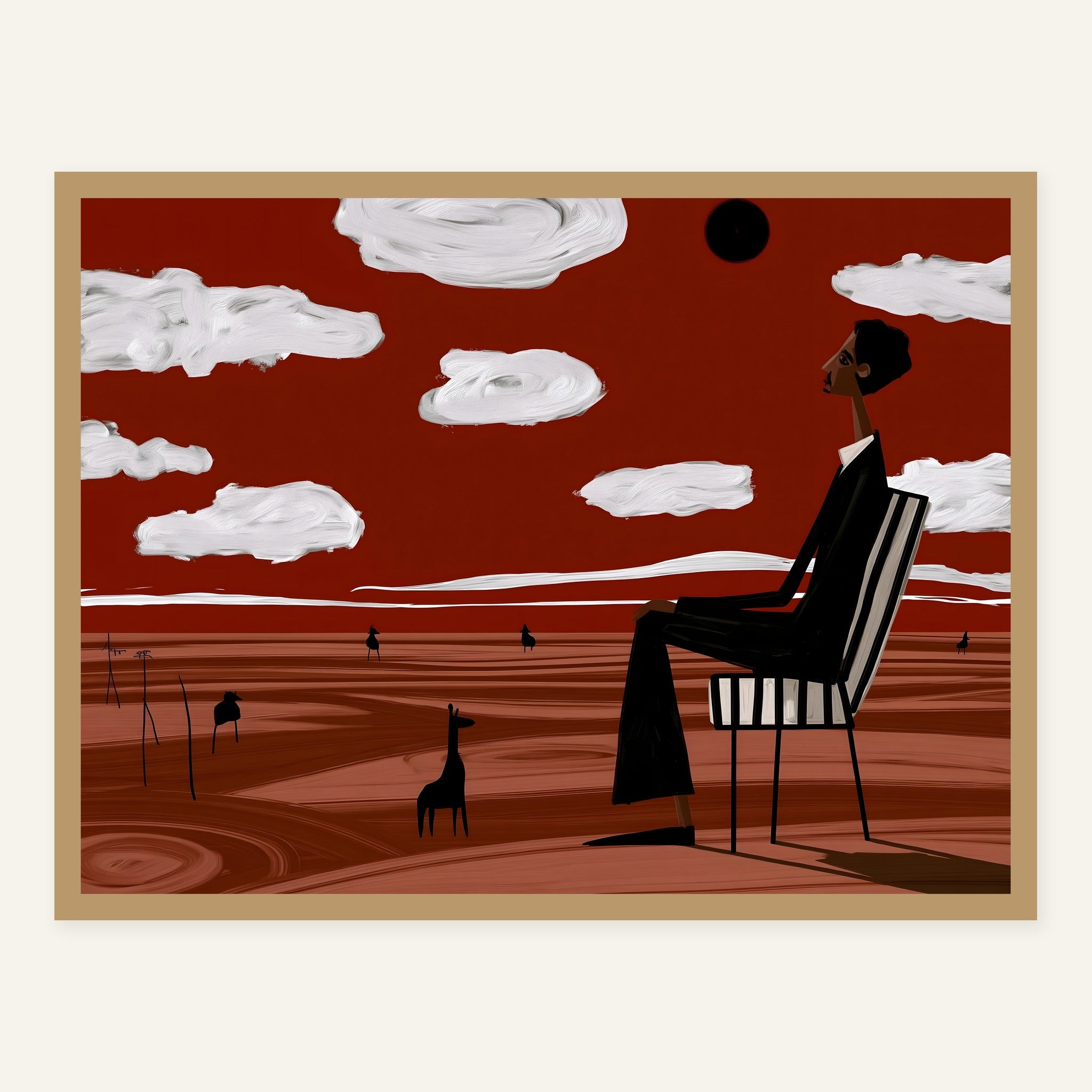 Nowhere Hushline — Wood frame