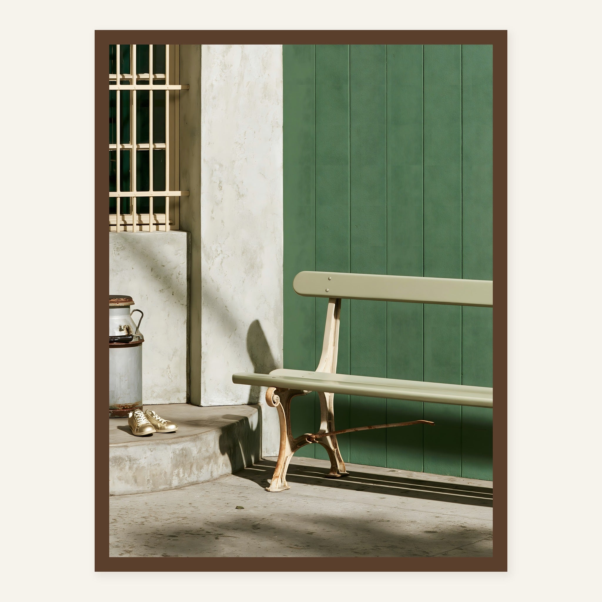 Quiet Refrain — Dark wood frame