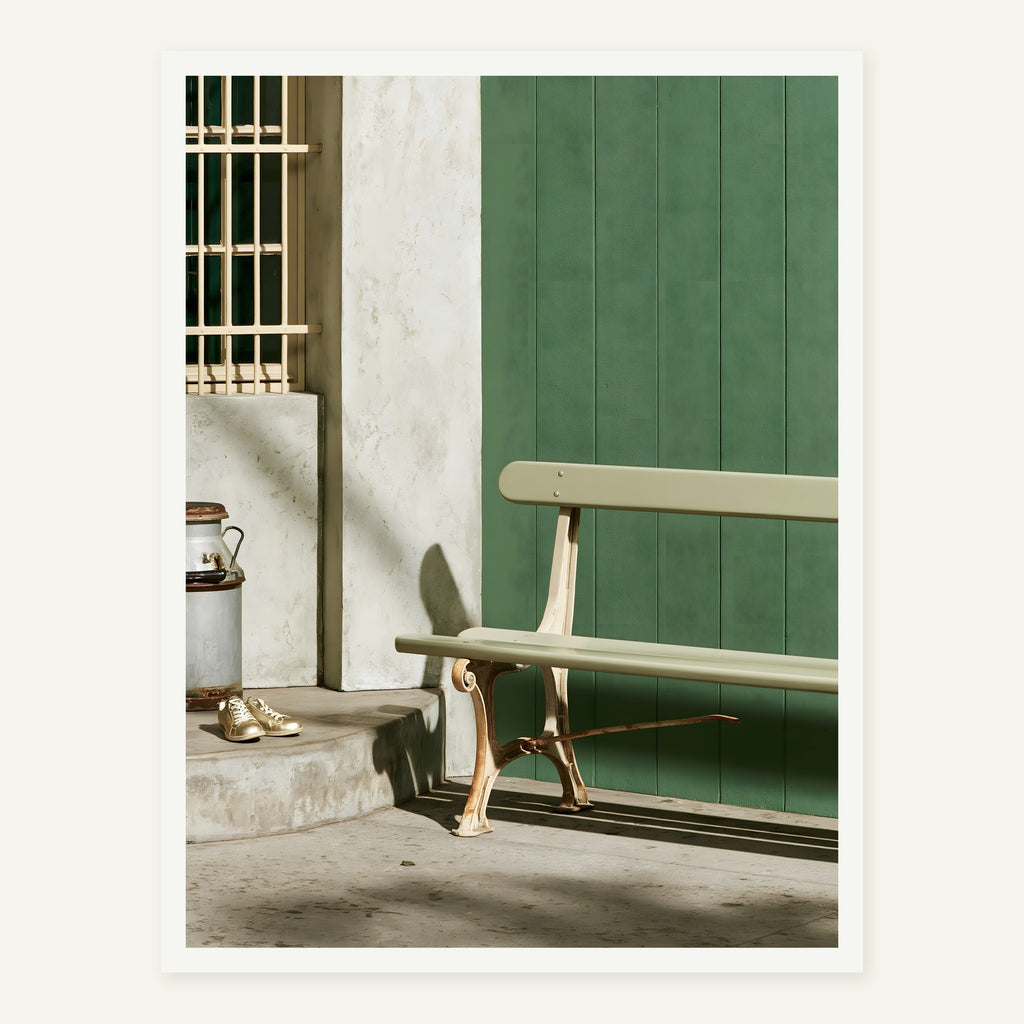 Quiet Refrain — White frame