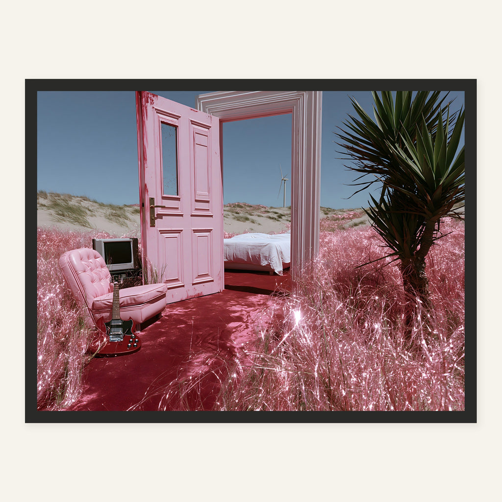 Pink Threshold — Black frame