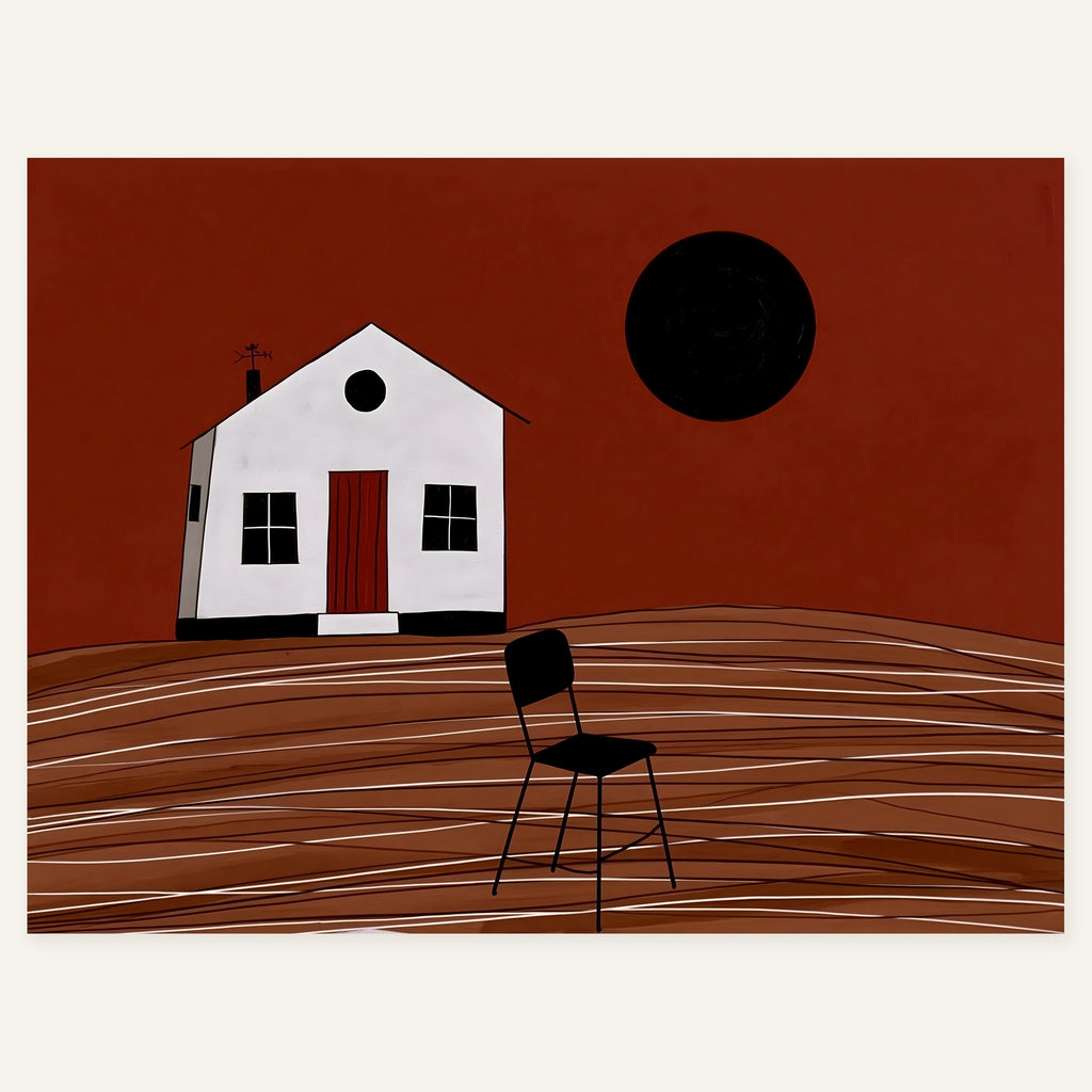 Rust Lattice — art print by paintmoon