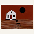 Rust Lattice — art print by paintmoon