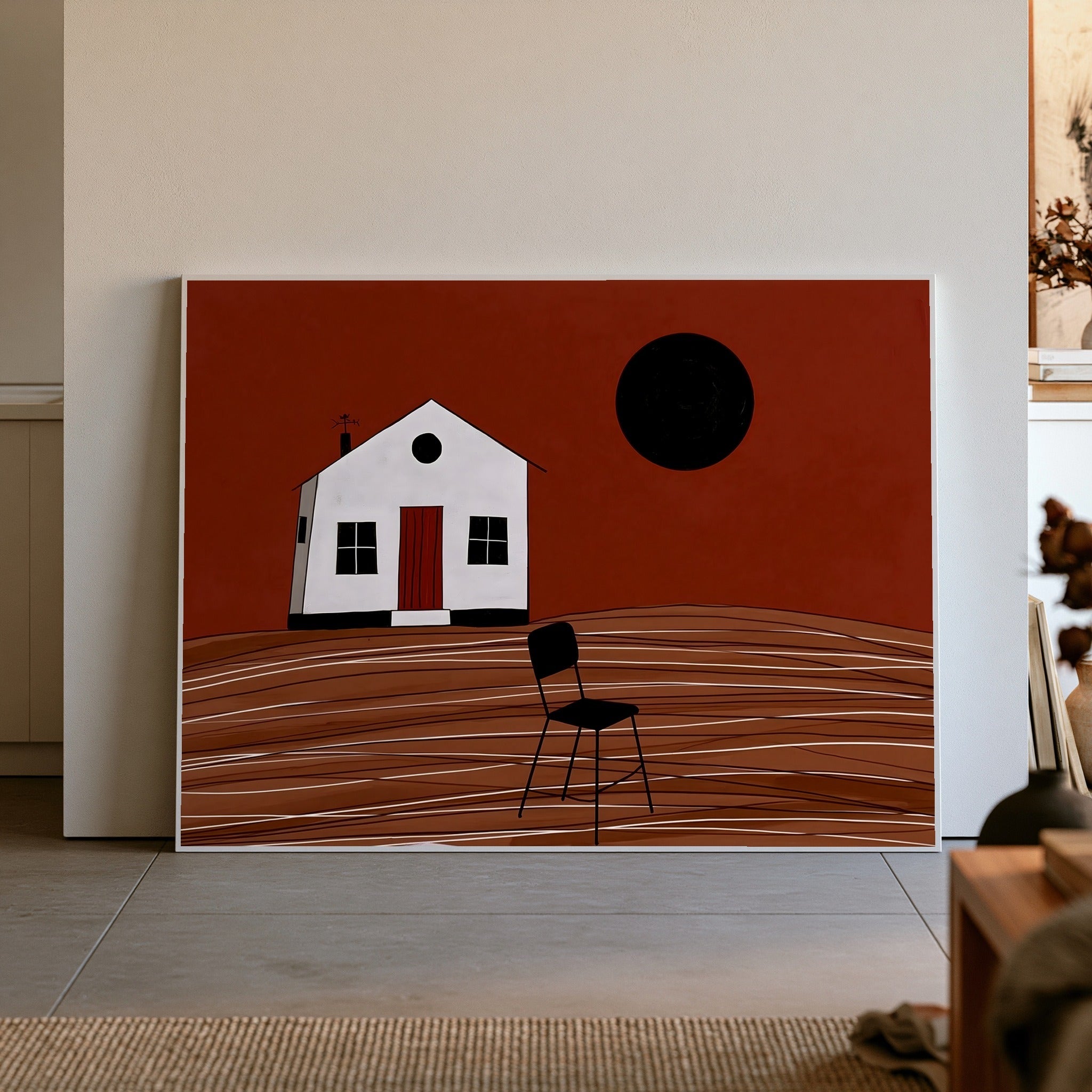 Rust Lattice — art print by paintmoon