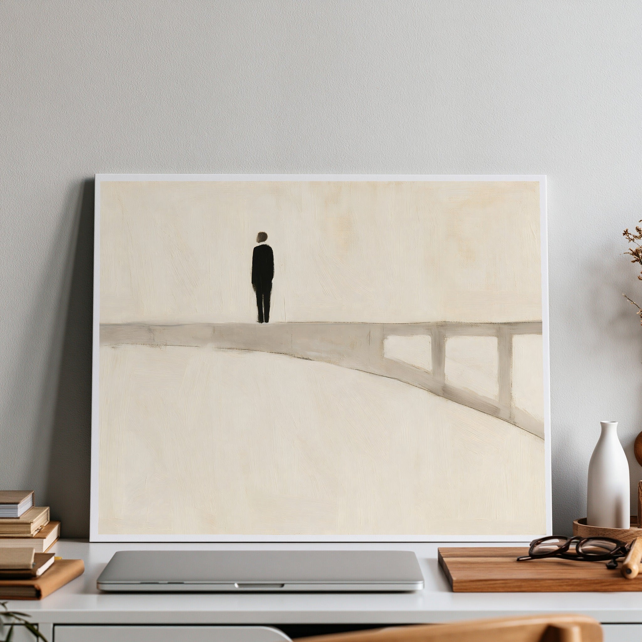Quiet Span — art print by paintmoon