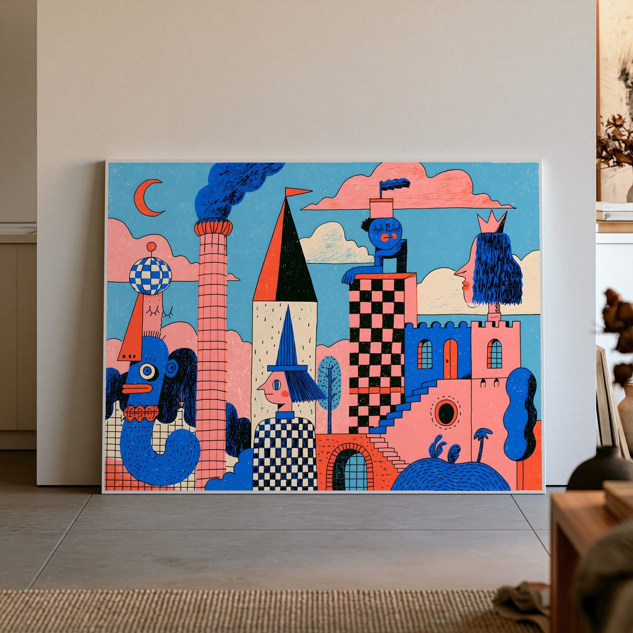 Bright Hush — art print by paintmoon