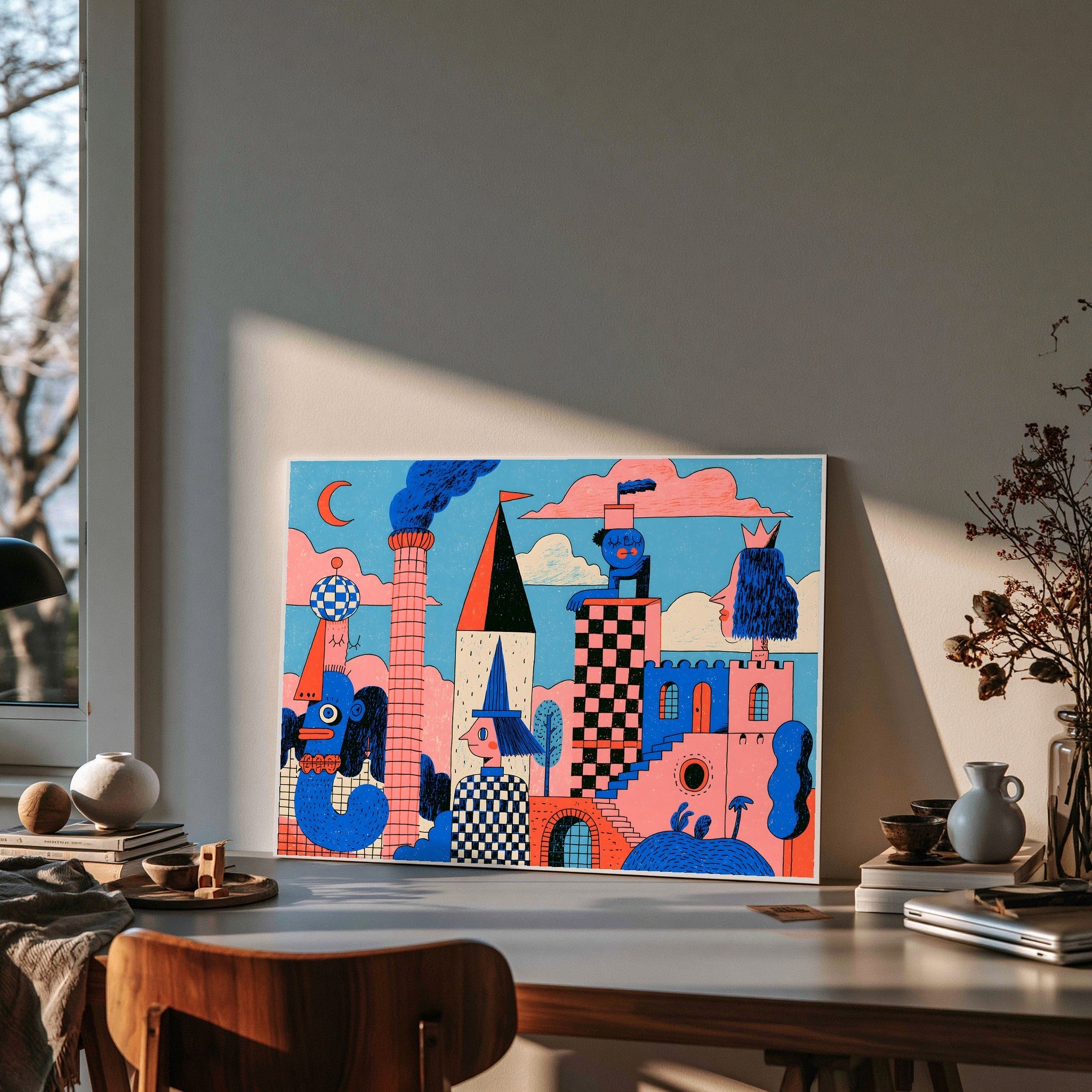 Bright Hush — art print by paintmoon