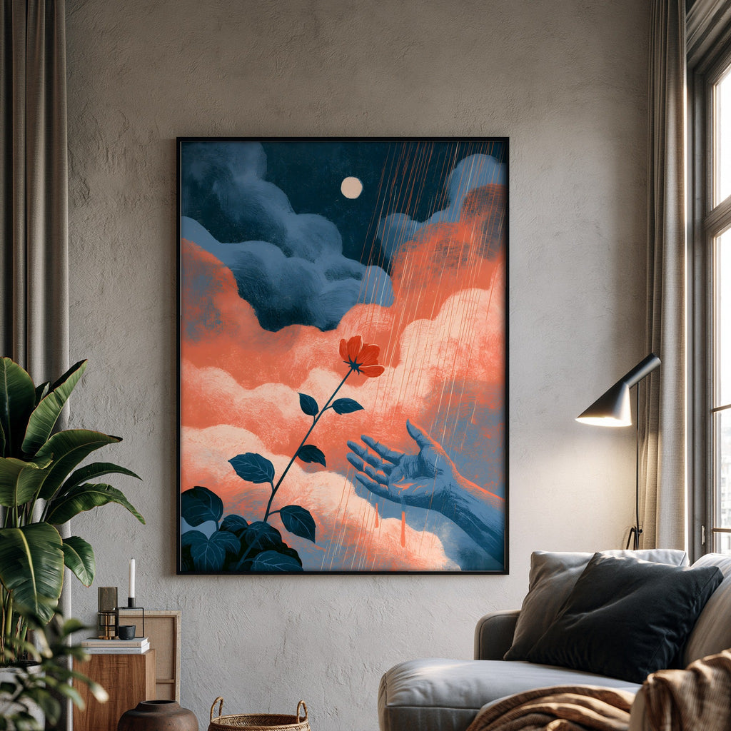 Violet Hush — art print by paintmoon