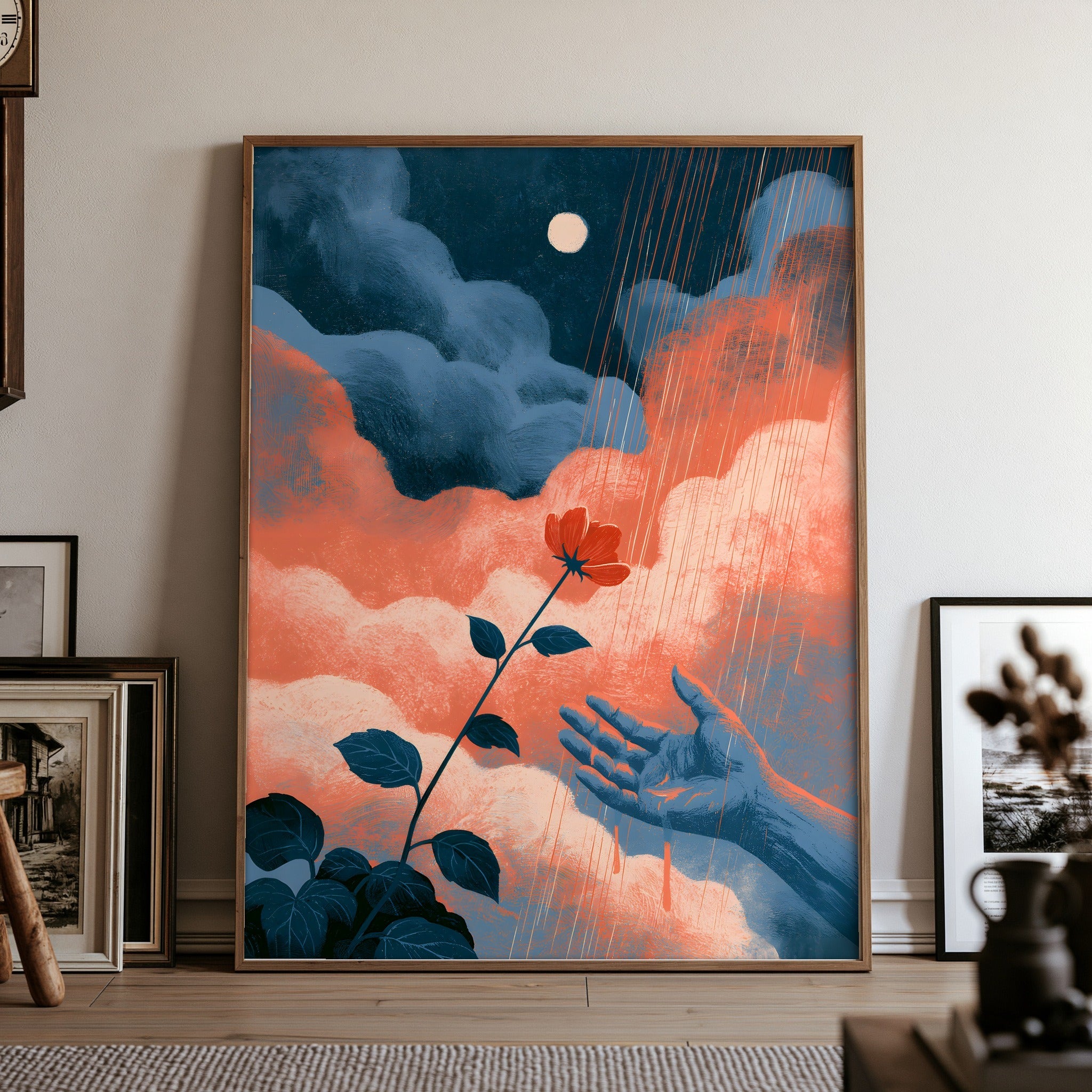 Violet Hush — art print by paintmoon