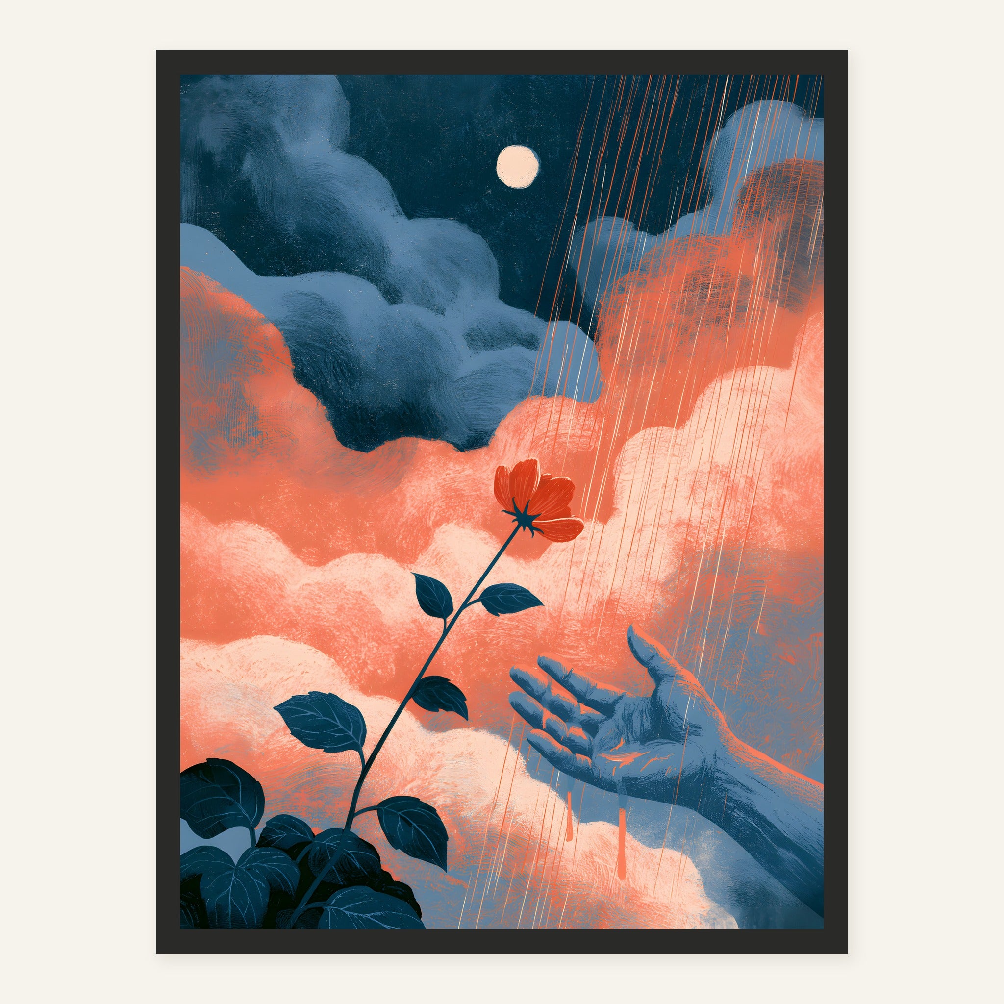 Violet Hush — Black frame