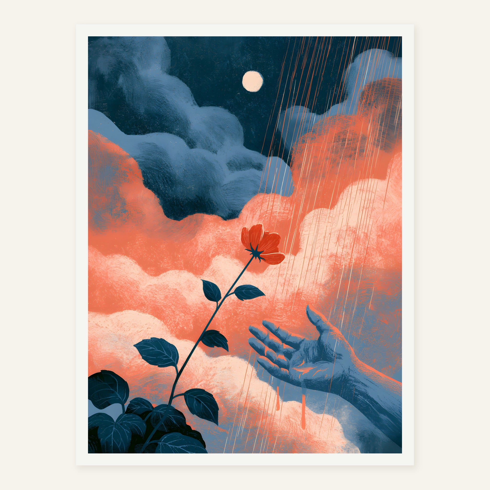 Violet Hush — White frame