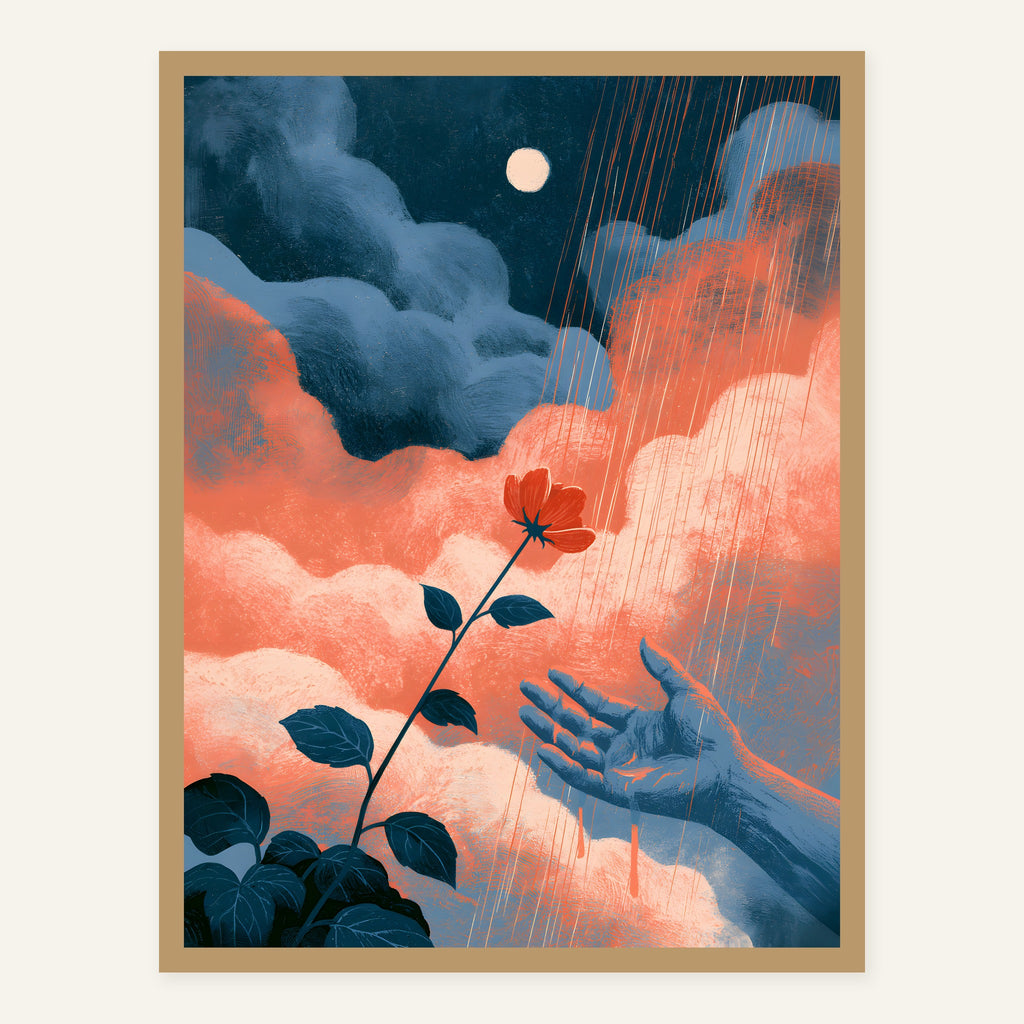 Violet Hush — Wood frame