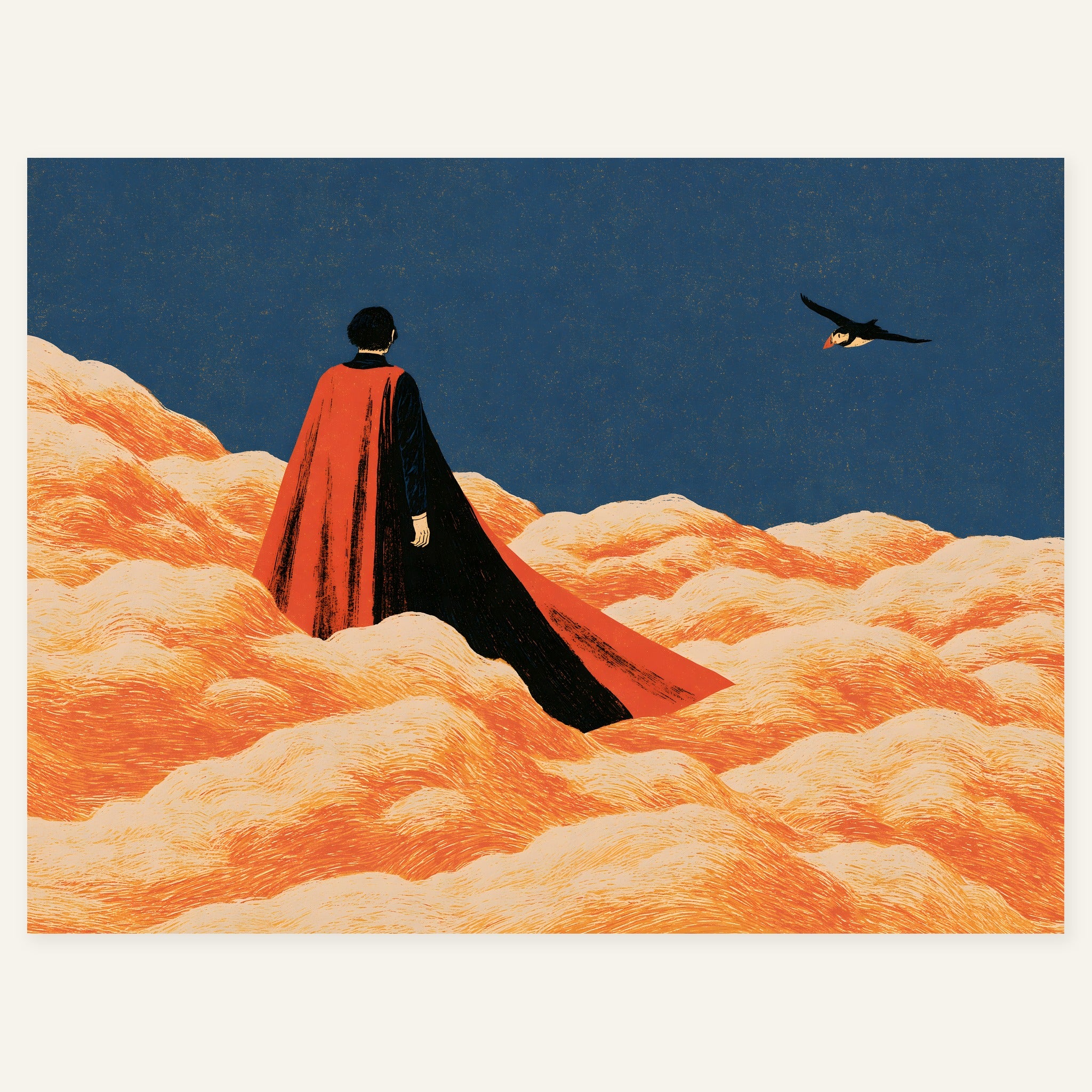 Ember Drift — art print by paintmoon