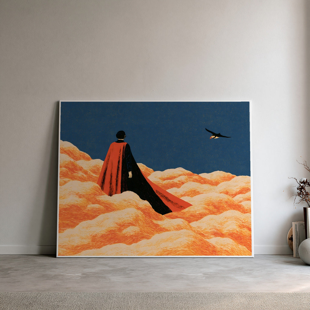 Ember Drift — art print by paintmoon
