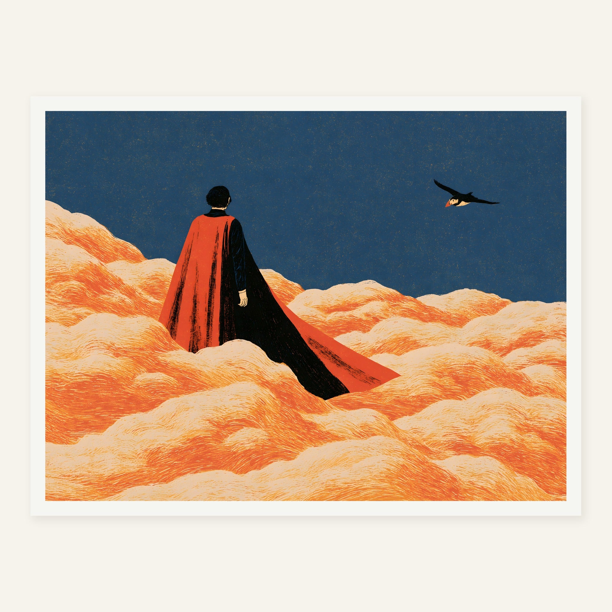 Ember Drift — White frame