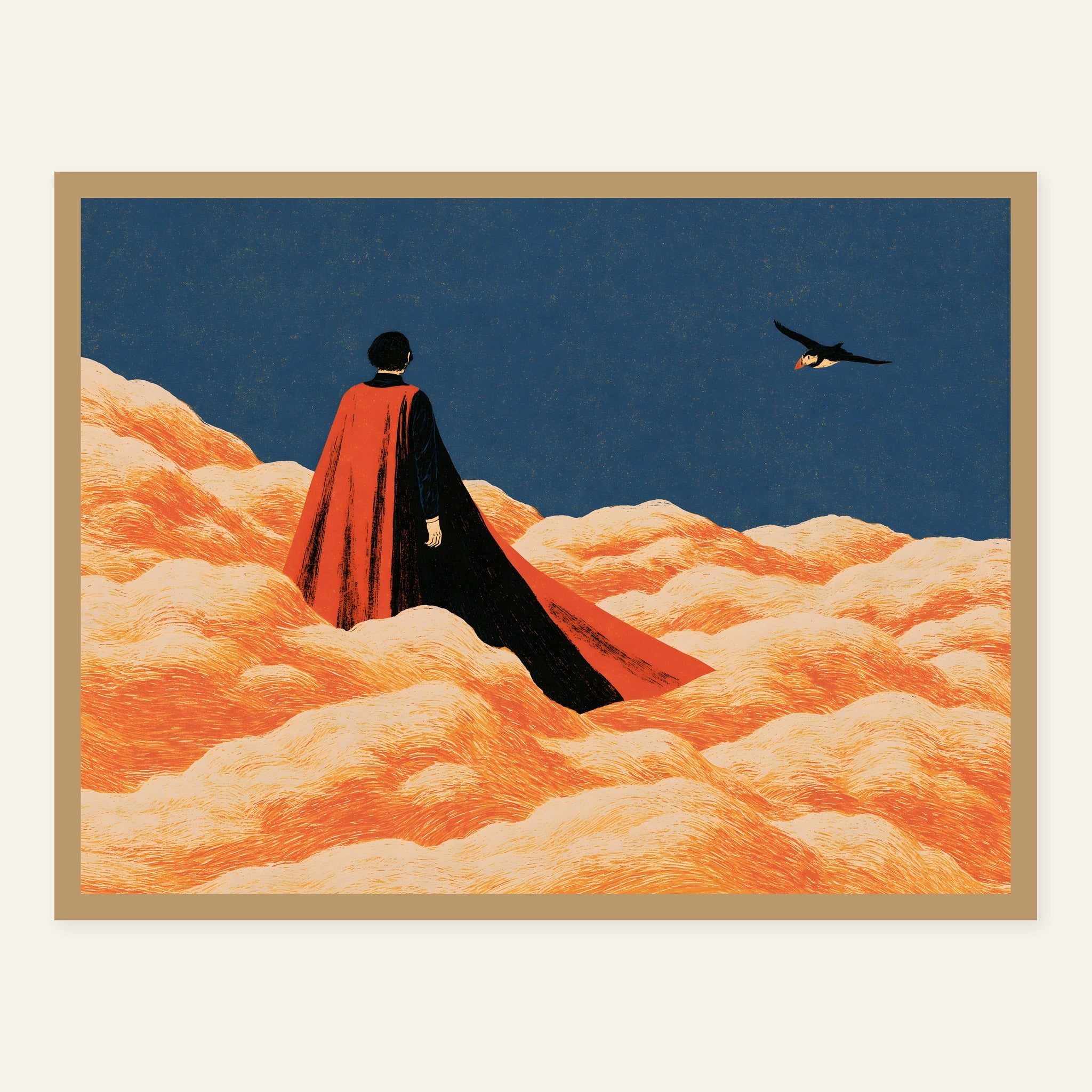 Ember Drift — Wood frame