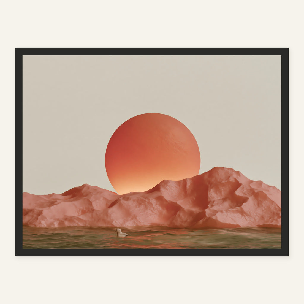 Warmward Drift — Black frame