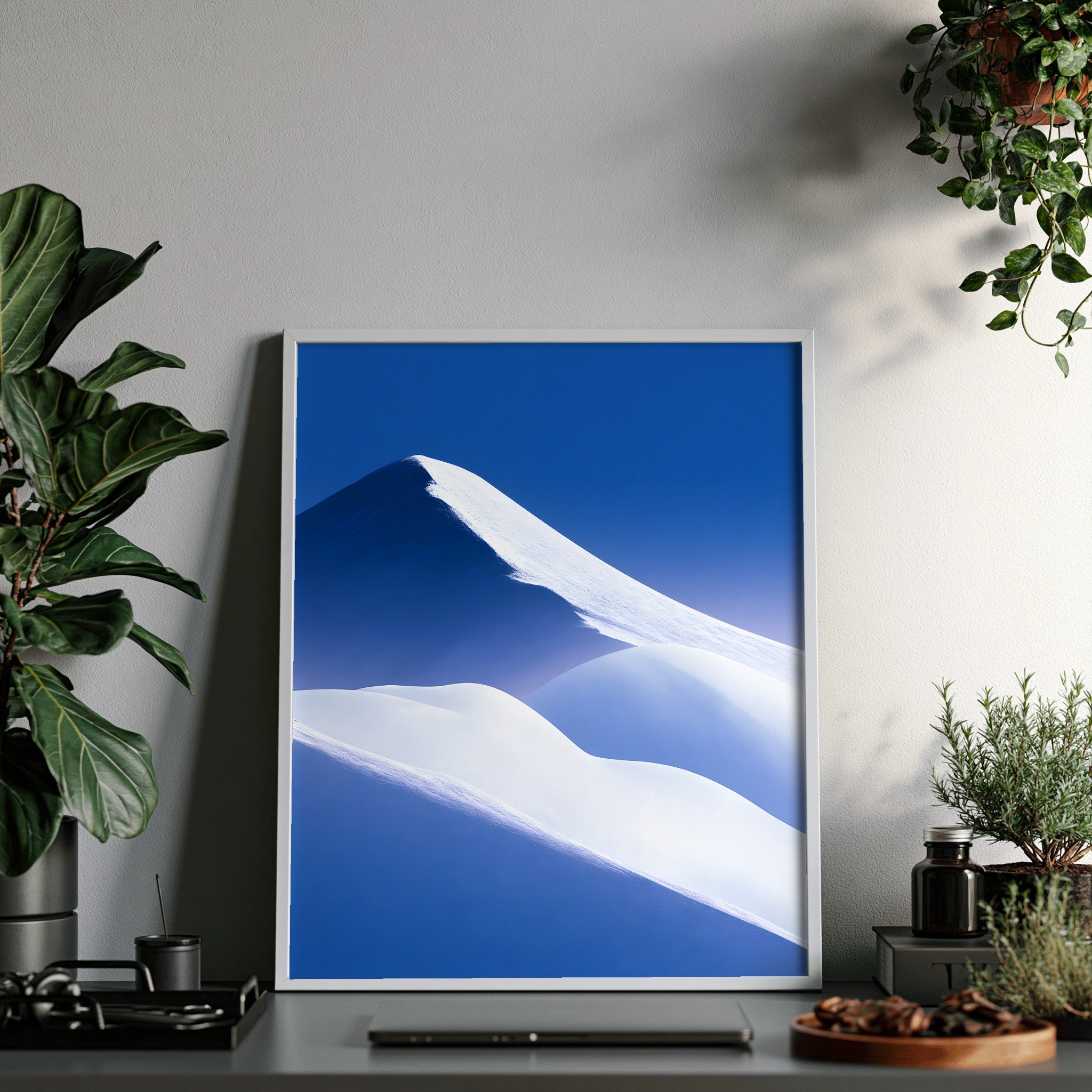 Blue Hush — art print by paintmoon